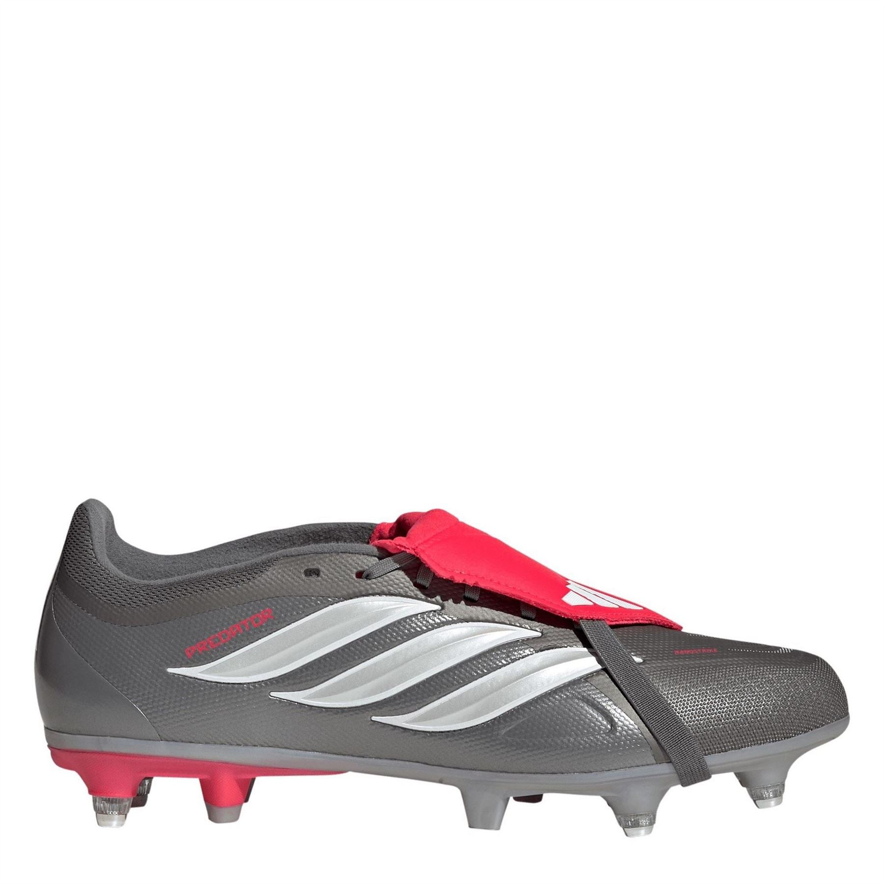 adidas Mens Predator Fold Over Tongue Academy Soft Ground Football Boots