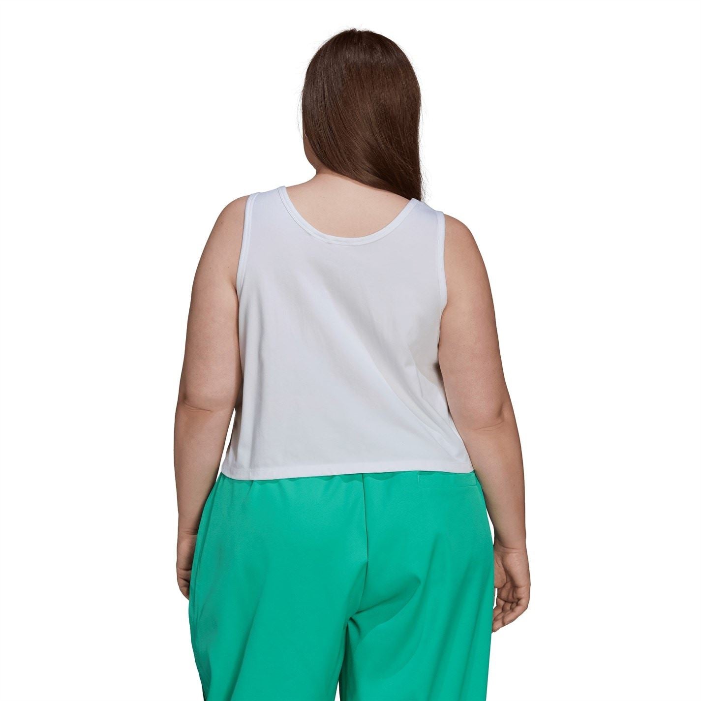 adidas Originals Cropped Scoop Neck Relaxed Fit Tank