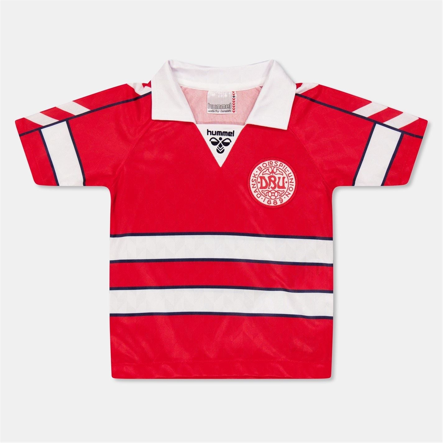 Hummel Denmark Retro Home Shirt 1988 Juniors