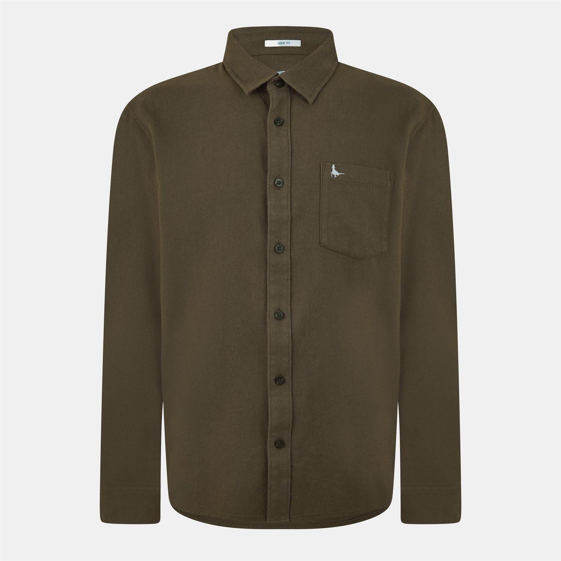 Jack Wills Mens Plain Flannel Shirt