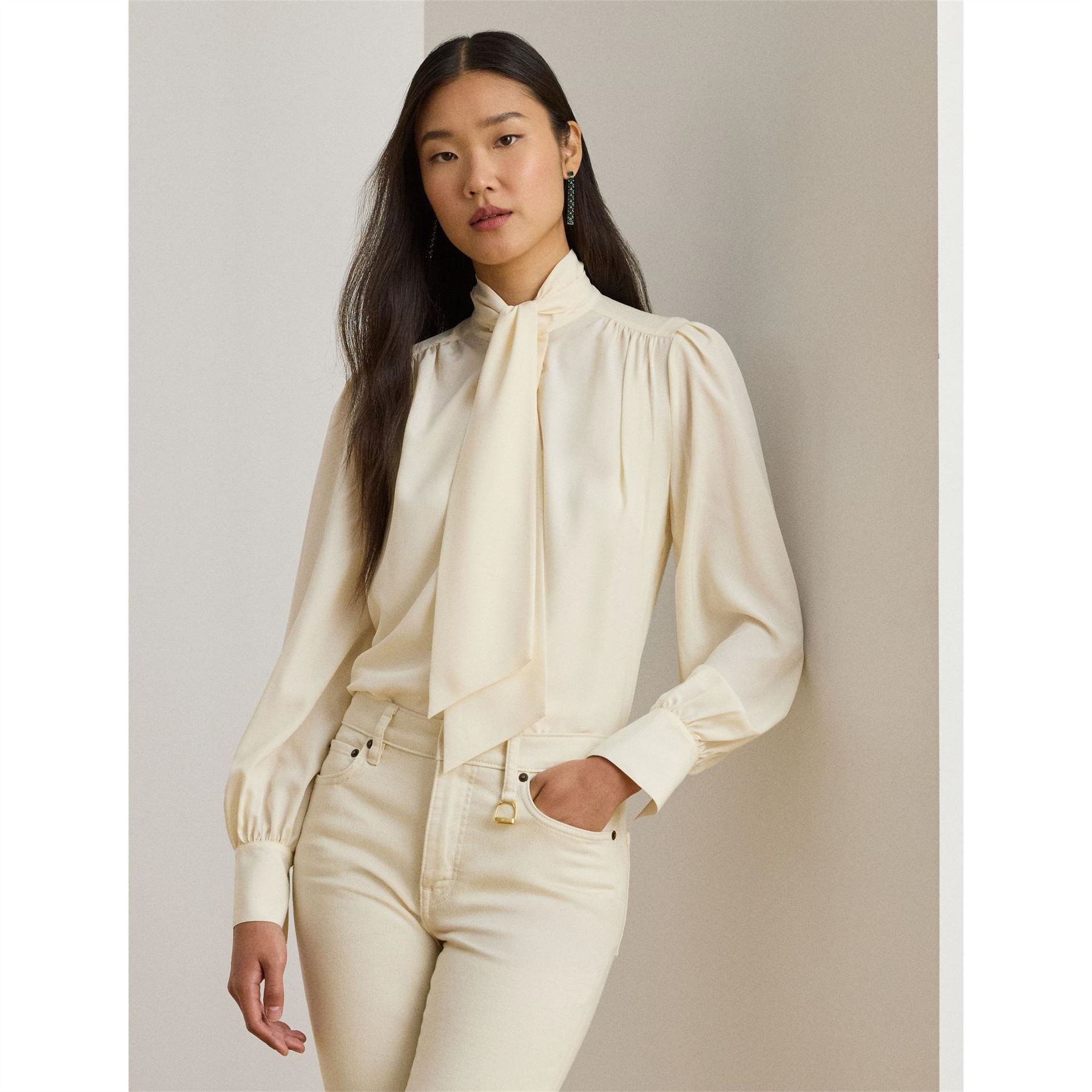 Lauren by Ralph Lauren Long Sleeve Blouse