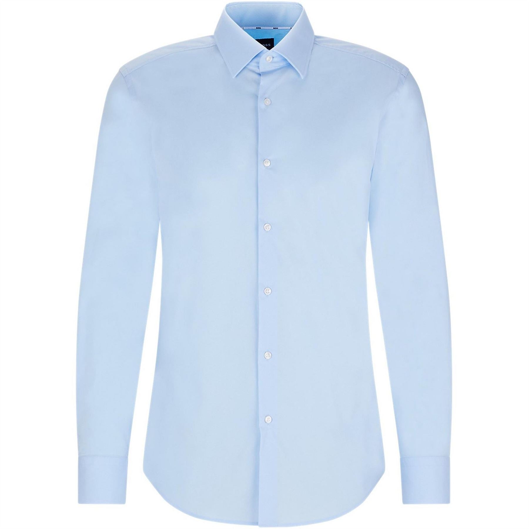 Boss Regular Fit Collared Neck Long Sleeve Oxford Shirt