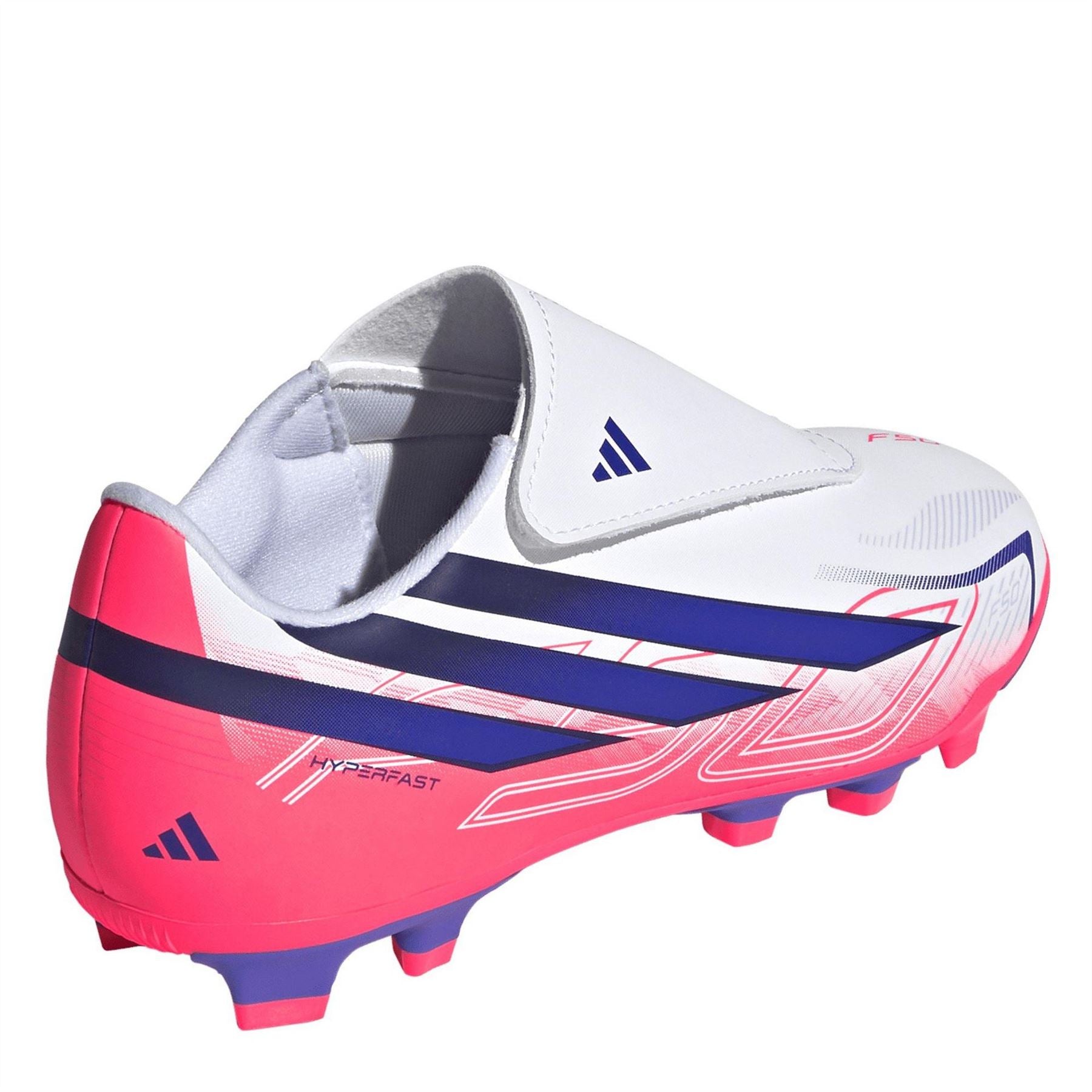 adidas Hyperfast Club Velcro Firm Ground Football Boots Juniors