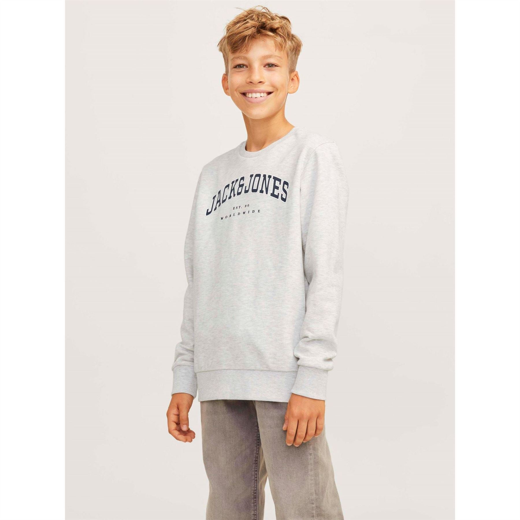Jack and Jones Varsity Neck Crew Sweatshirt