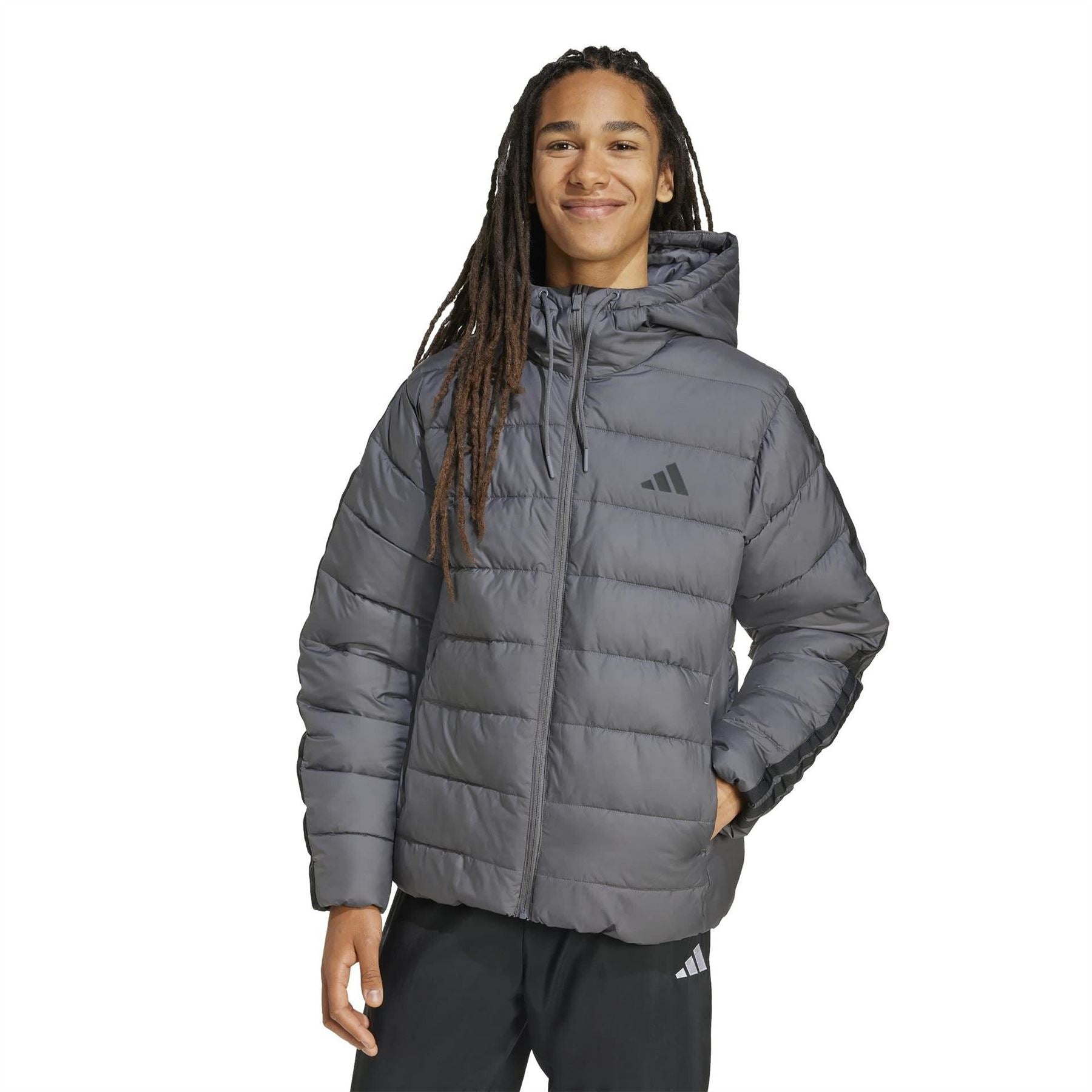 adidas Essentials Climawarm 3 Stripes Synthetic Down Jackets