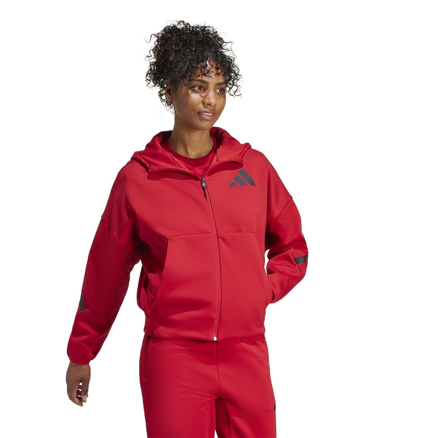 adidas Womens Z.n.e. Full Zip Hoodie