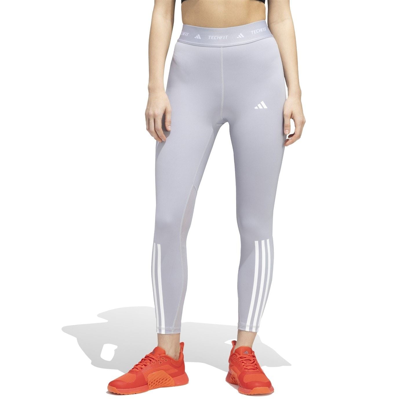 adidas Techfit 3 Stripes 7 8 Leggings