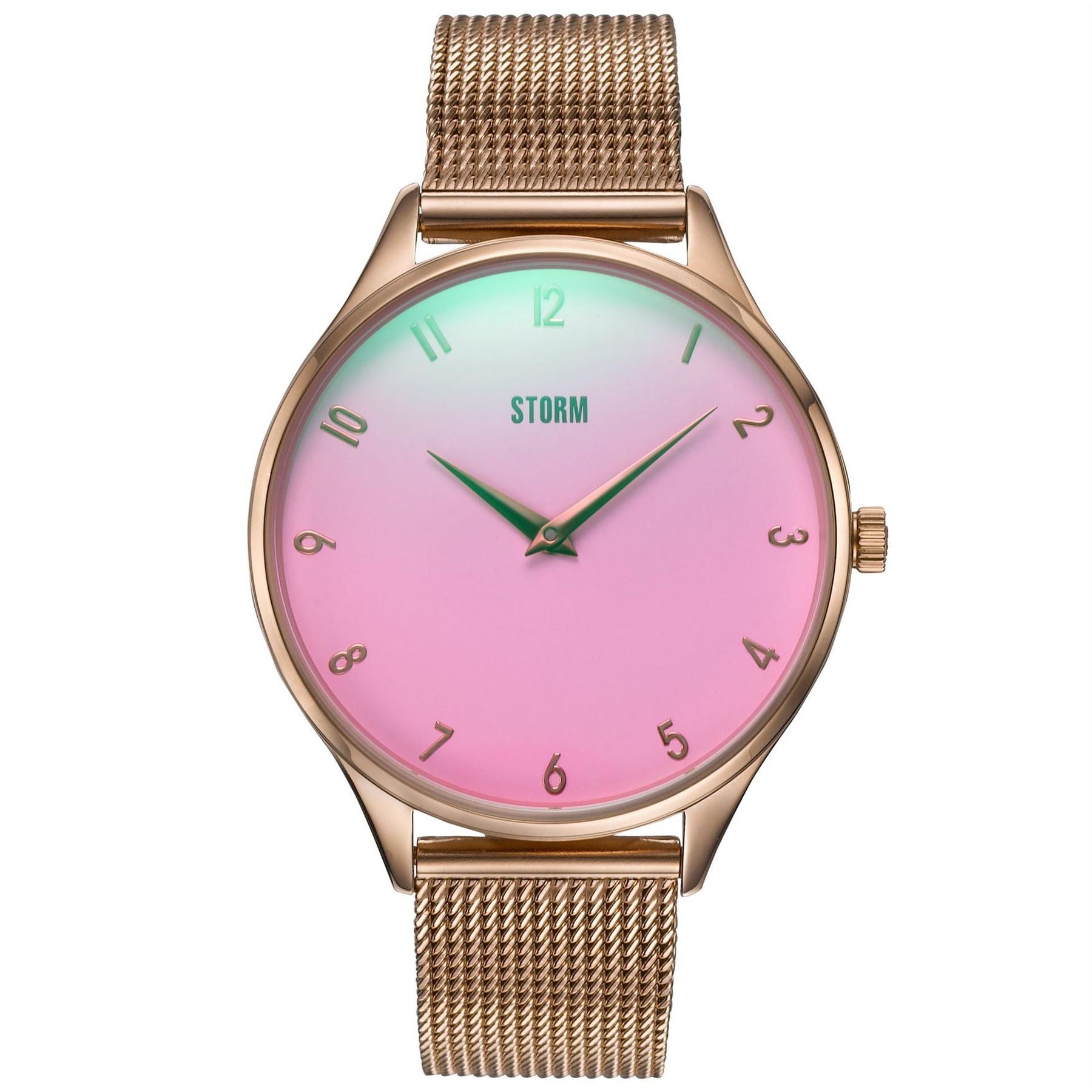 Storm Rose Gold Pink Stainless Steel Fashion Watch