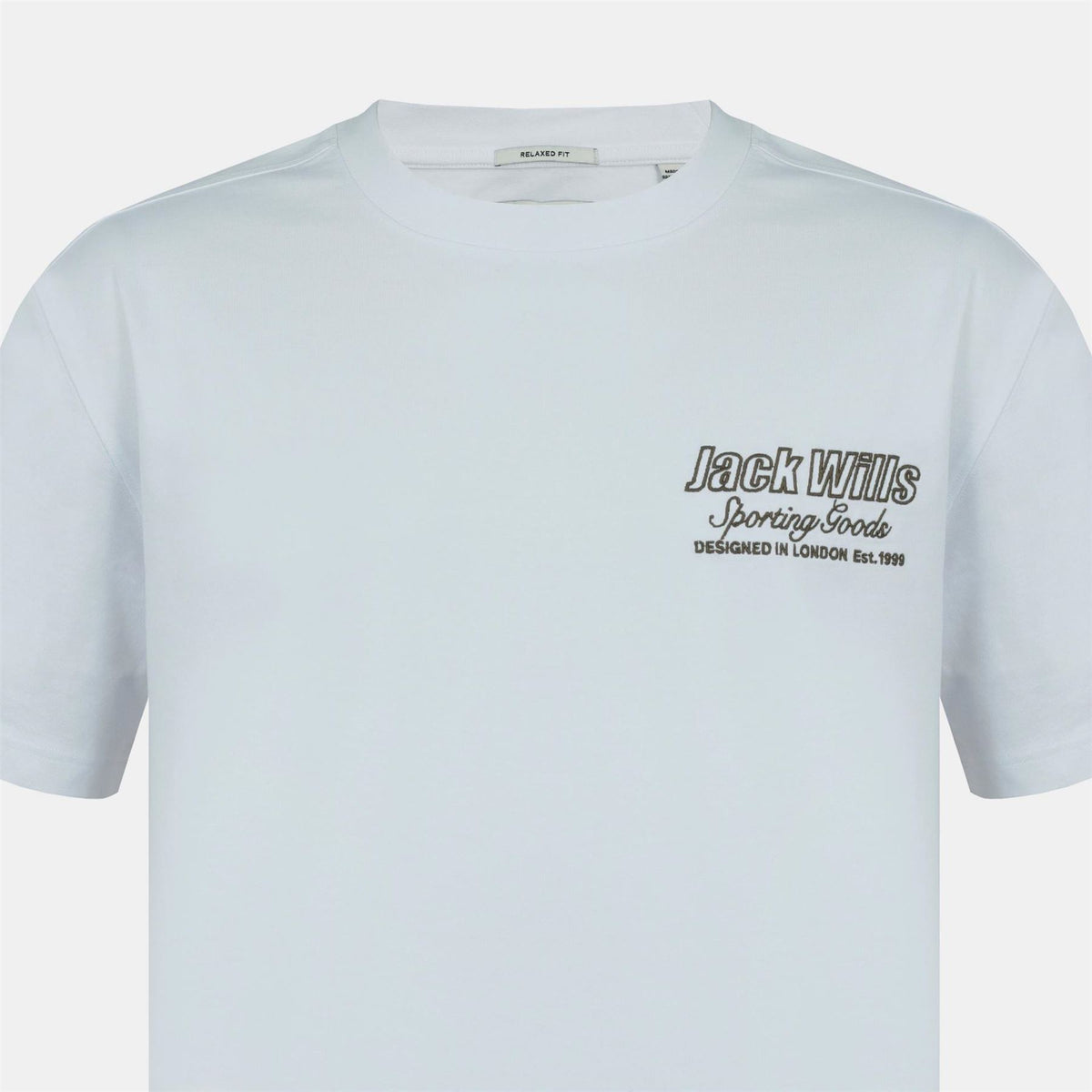 Jack Wills Jw Graphic Cotton Short Sleeve Crew Neck T-Shirt