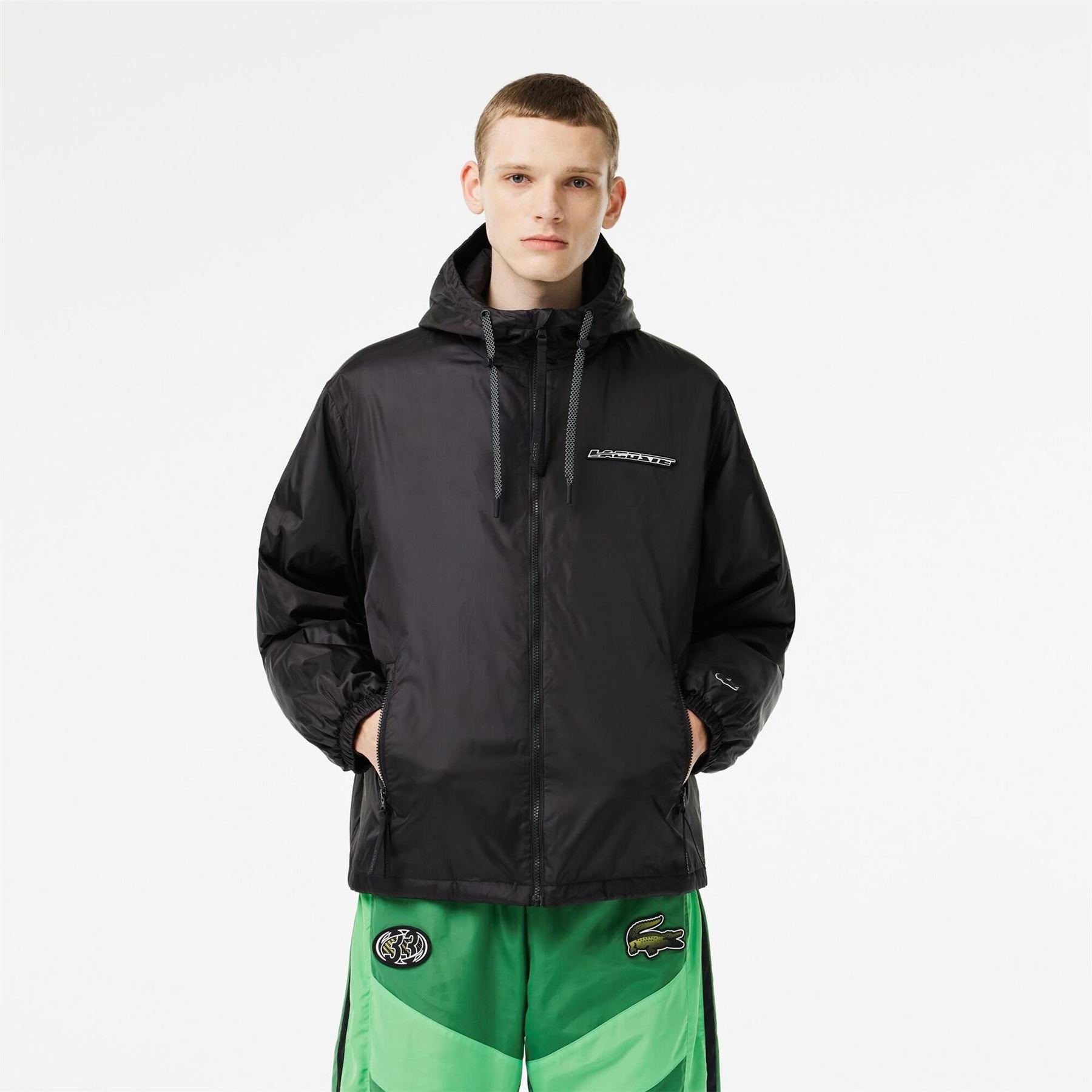 Lacoste Zipped Hooded Rain Anorak