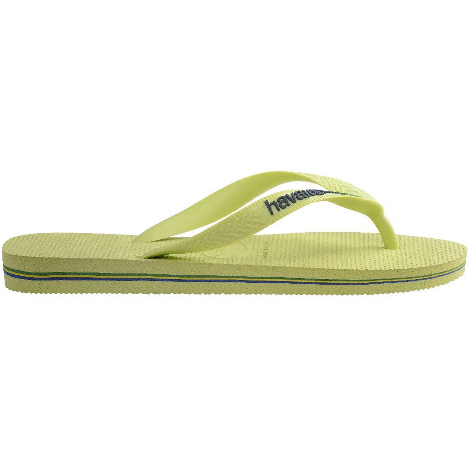 Havaianas Brasil Logo Flip Flops