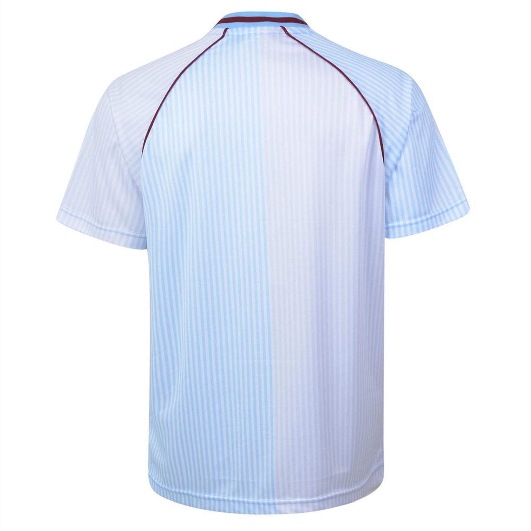 Score Draw Aston Villa 1988 Retro Away Shirt Adults