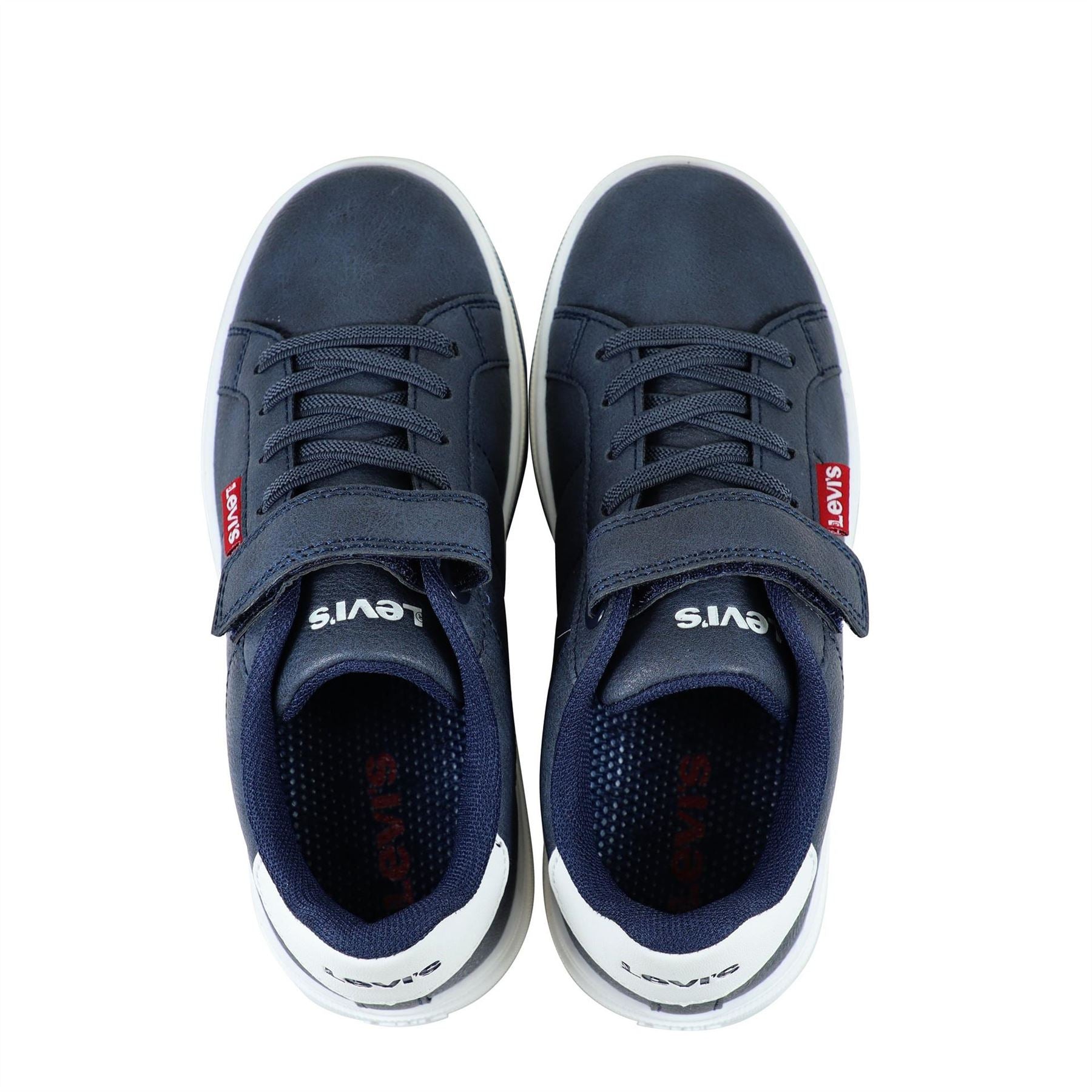 Levis Piper Jr Lace-Up Low Top Court Sneakers