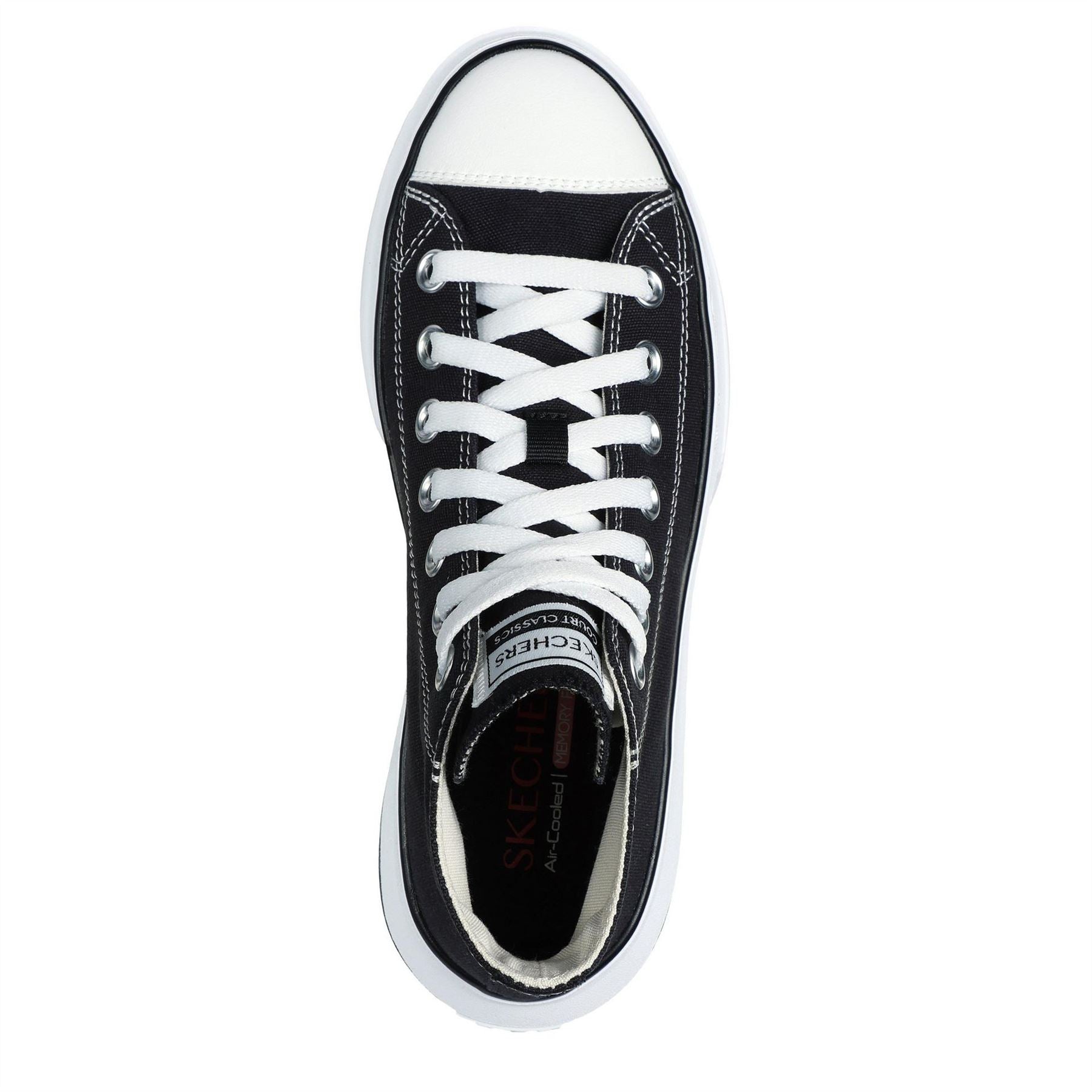 Skechers Womens Mid Top Lace Up W Air Cooled Low Top Trainers
