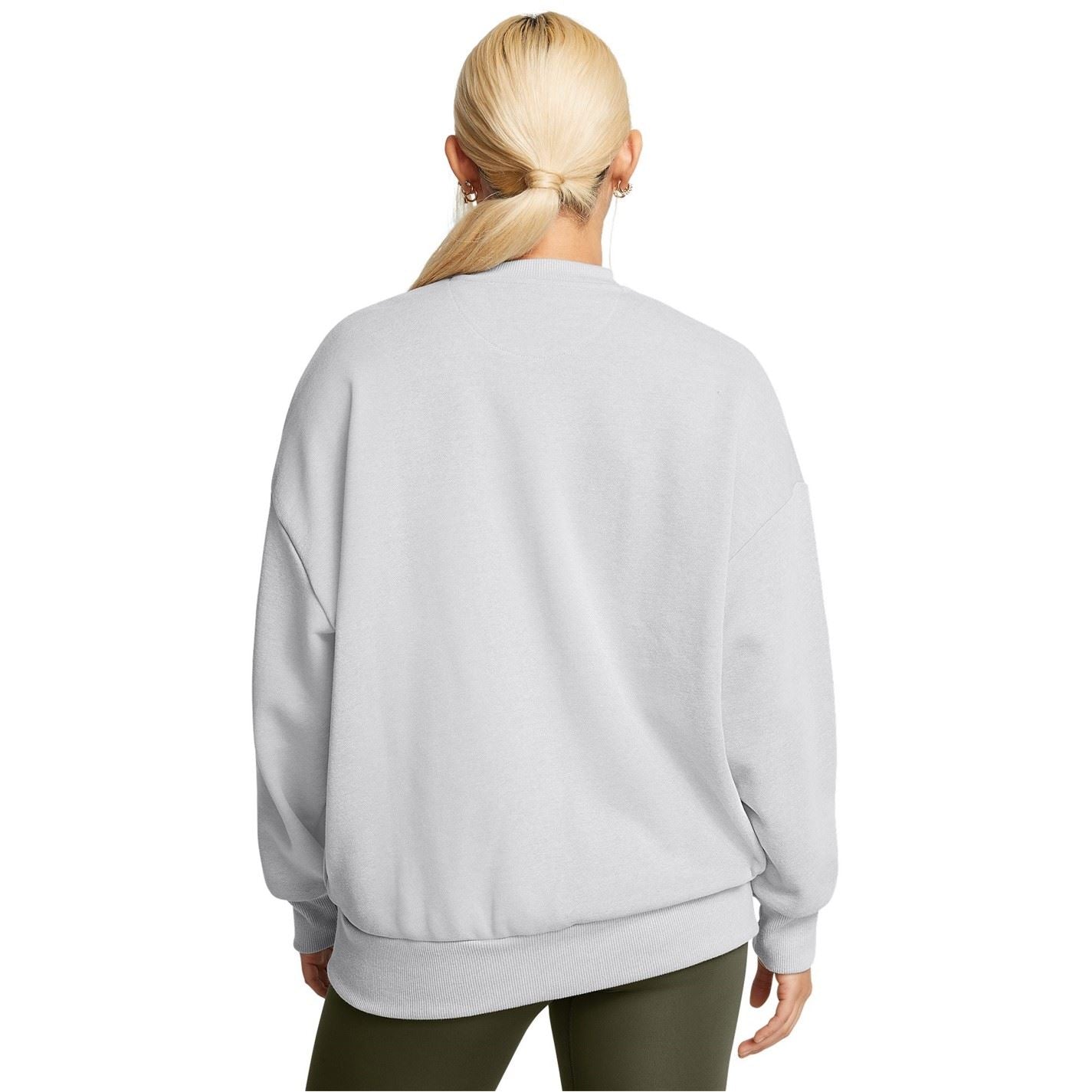 Under Armour Icon Crew Neck Ribbed Collar Long Sleeve Sweatshirt