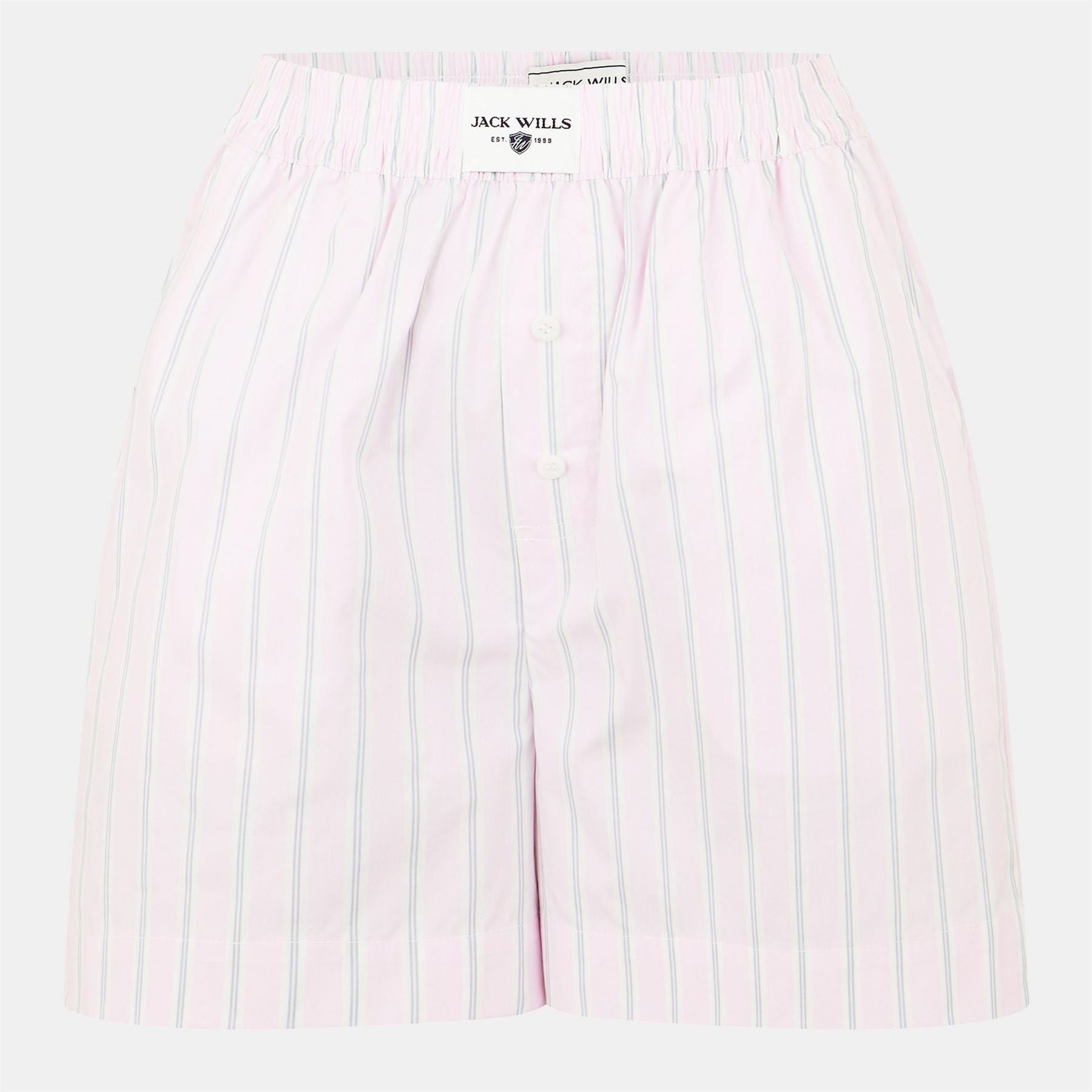 Jack Wills Poplin Vertical Stripe Chino Shorts