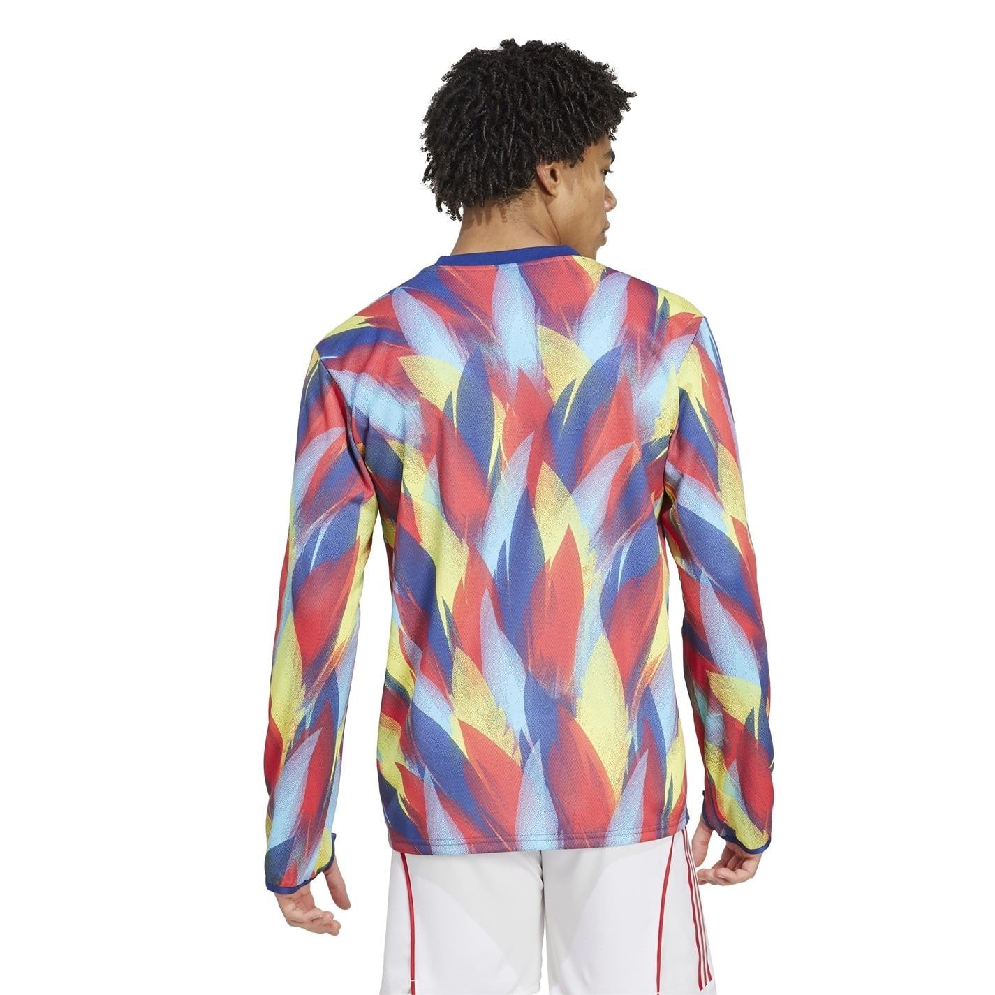 adidas Mens Arsenal Long Sleeve Pre Match Shirt 2025 2026