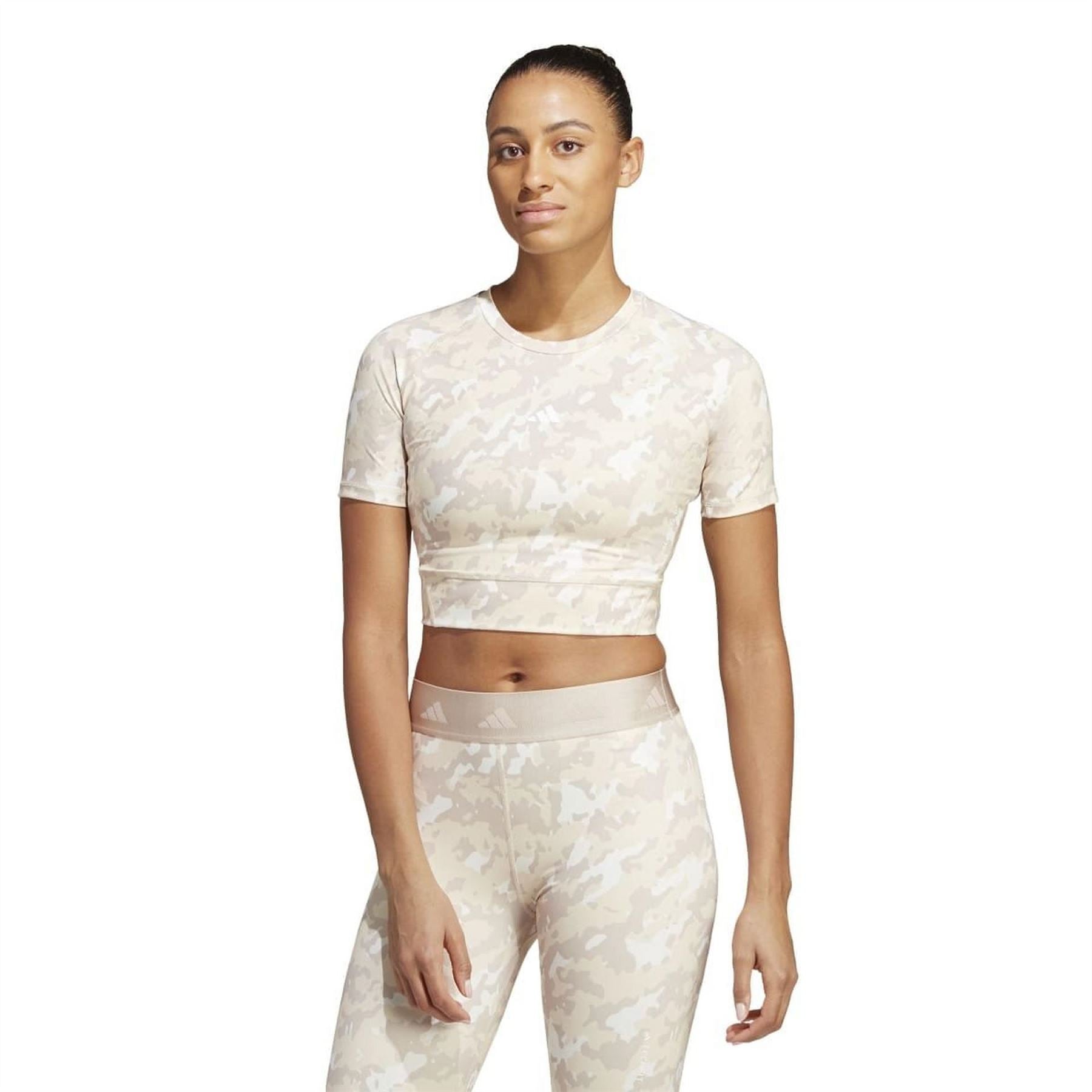 adidas Camo Print Training T-Shirt