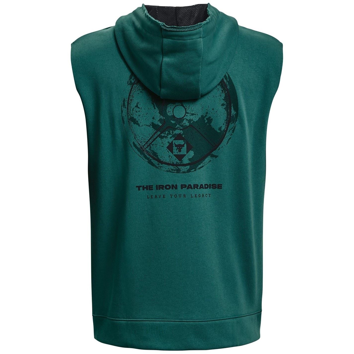 Under Armour Hooded Full Zipper Graphic Print Gilet