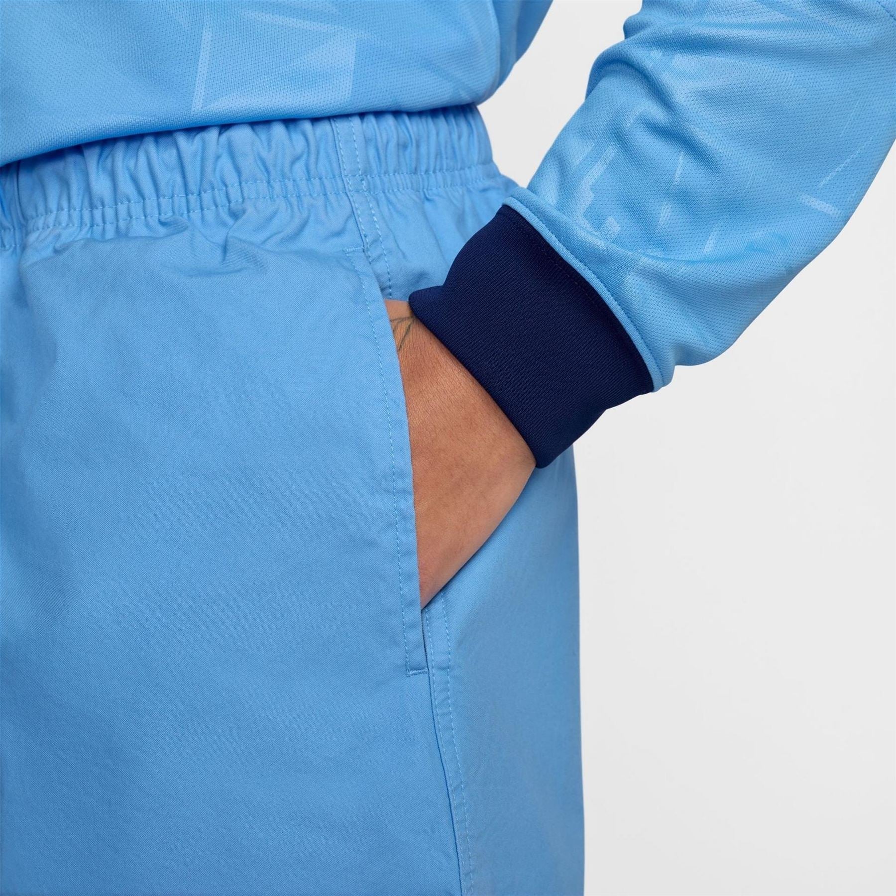 Nike Flow Solid Athletic Shorts with Elasticated Waistband