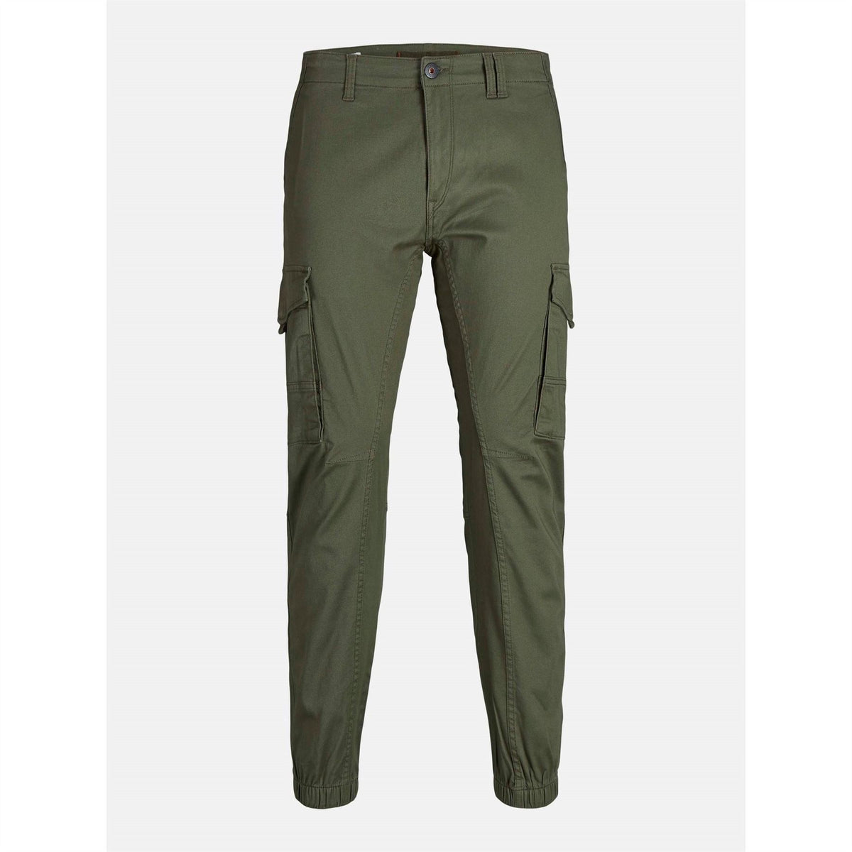 Jack and Jones Paul Solid Patterned Combat Cargo Pants