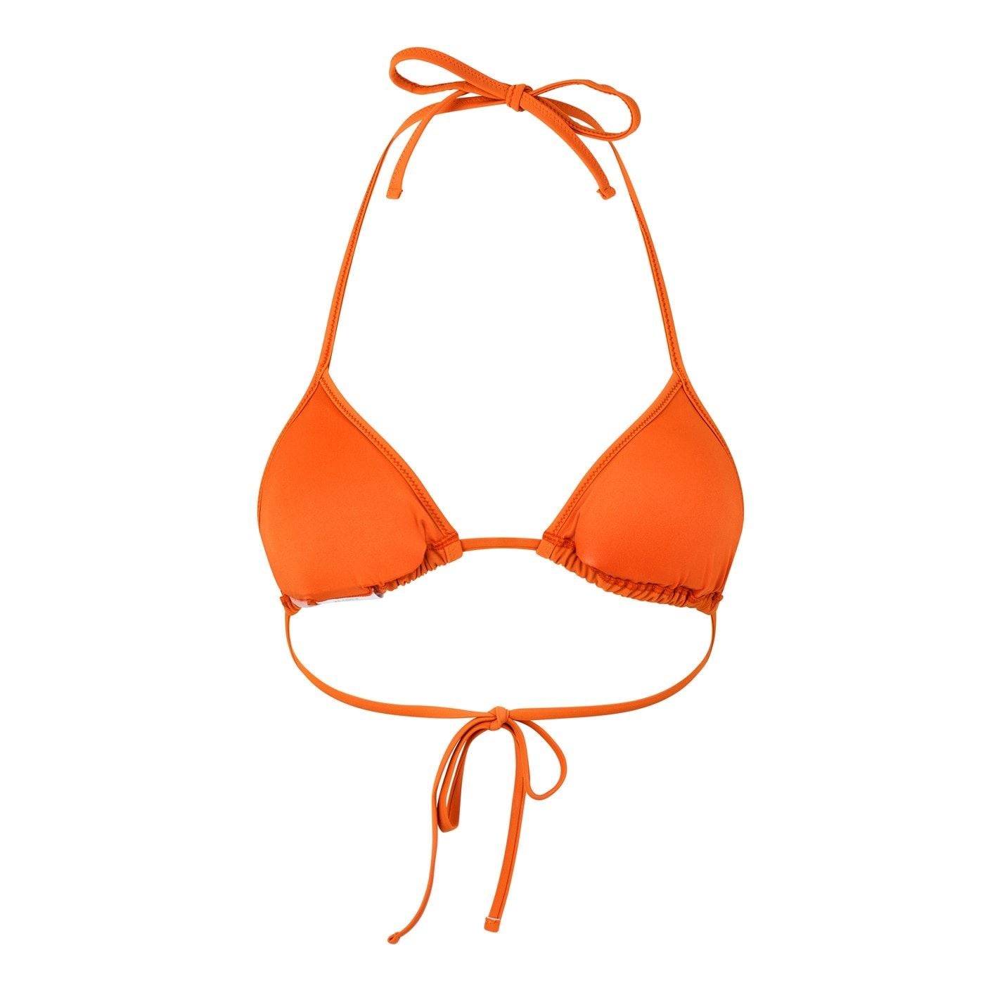 Puma Swim Triangle Bikini Top with Tie Closure