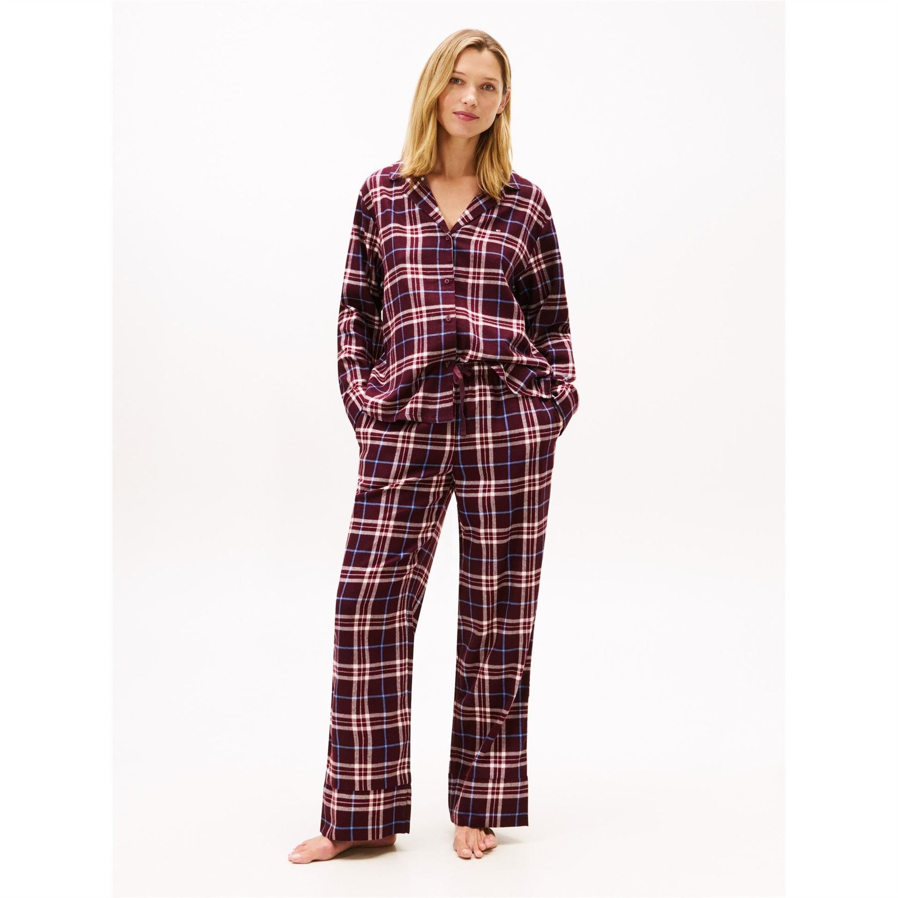 Tommy Hilfiger Flannel Long Sleeve Pyjama Set