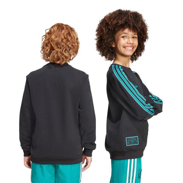 adidas Liverpool Terrace Icons Sweatshirt Juniors