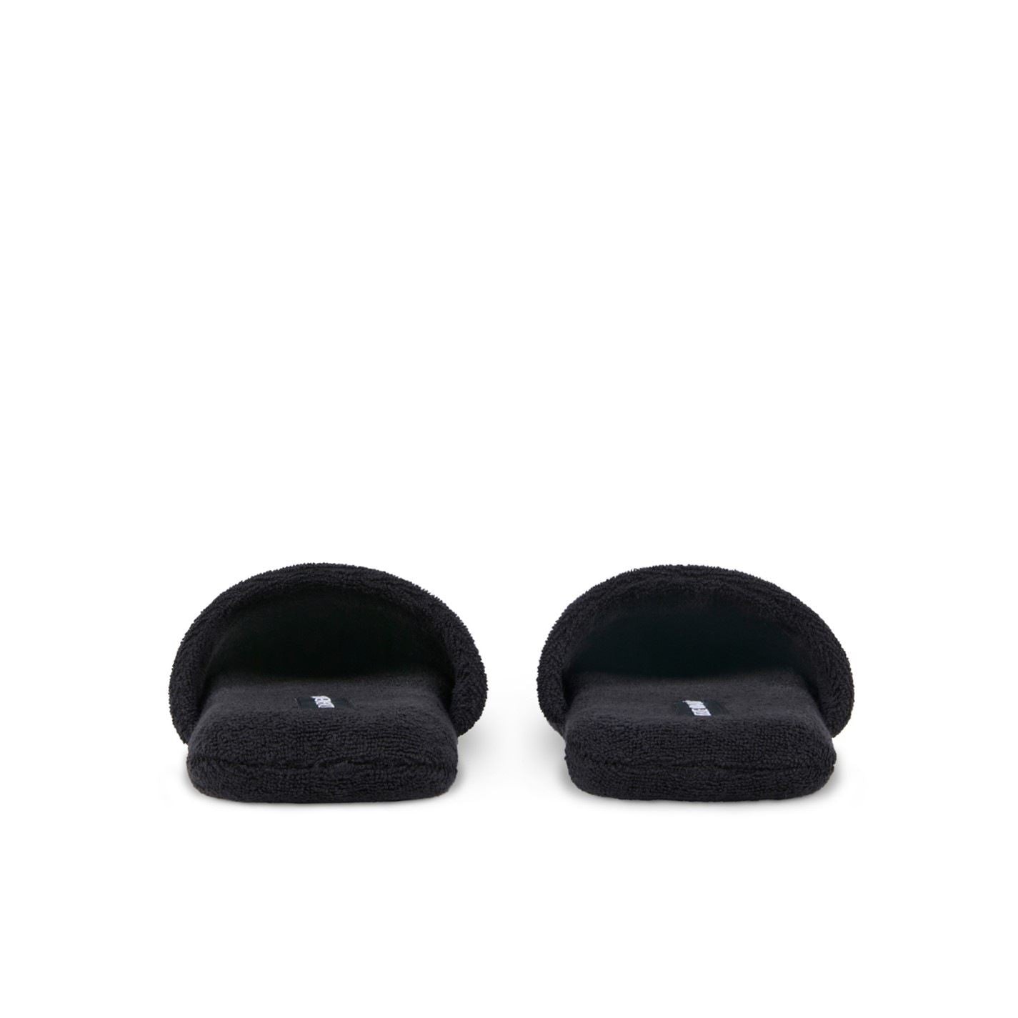 Dolce and Gabbana Casa Leopard Slippers   Black