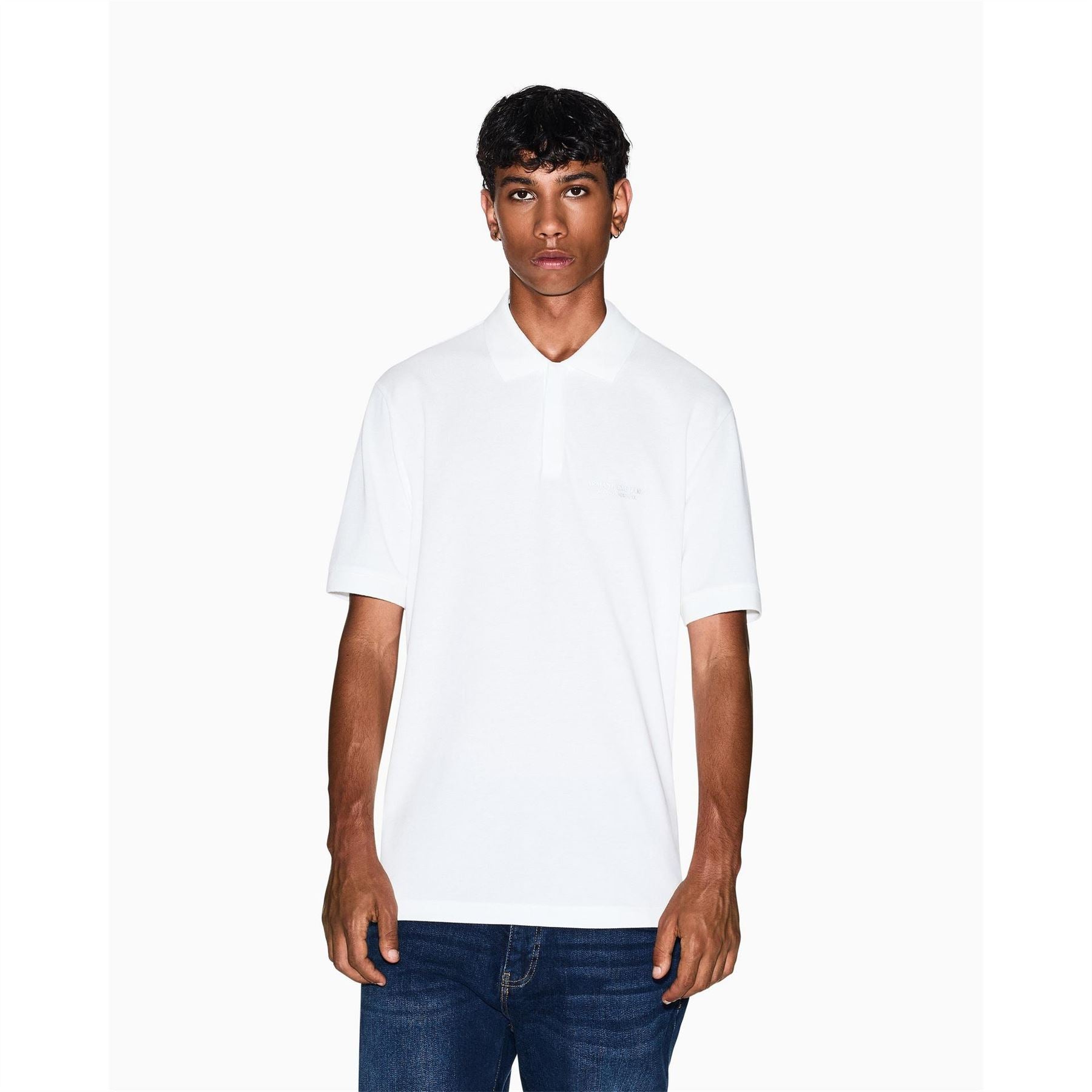 Armani Exchange Short Sleeve Polo Shirt