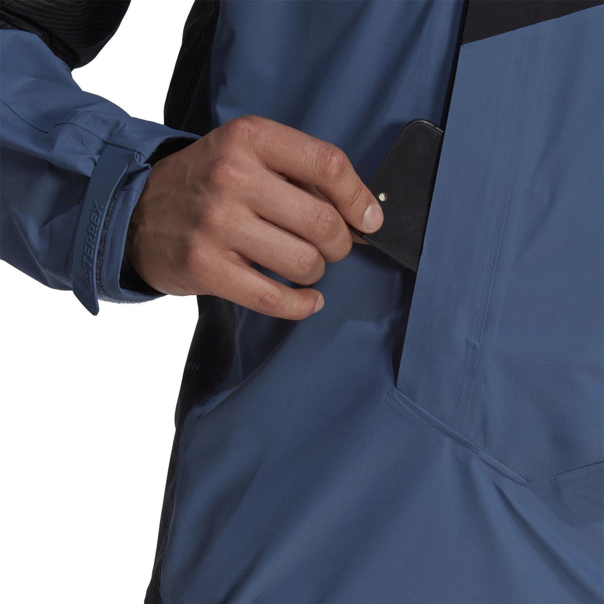 adidas Terrex Techrock Rain.rdy Long Sleeve Hooded Waterproof Jacket
