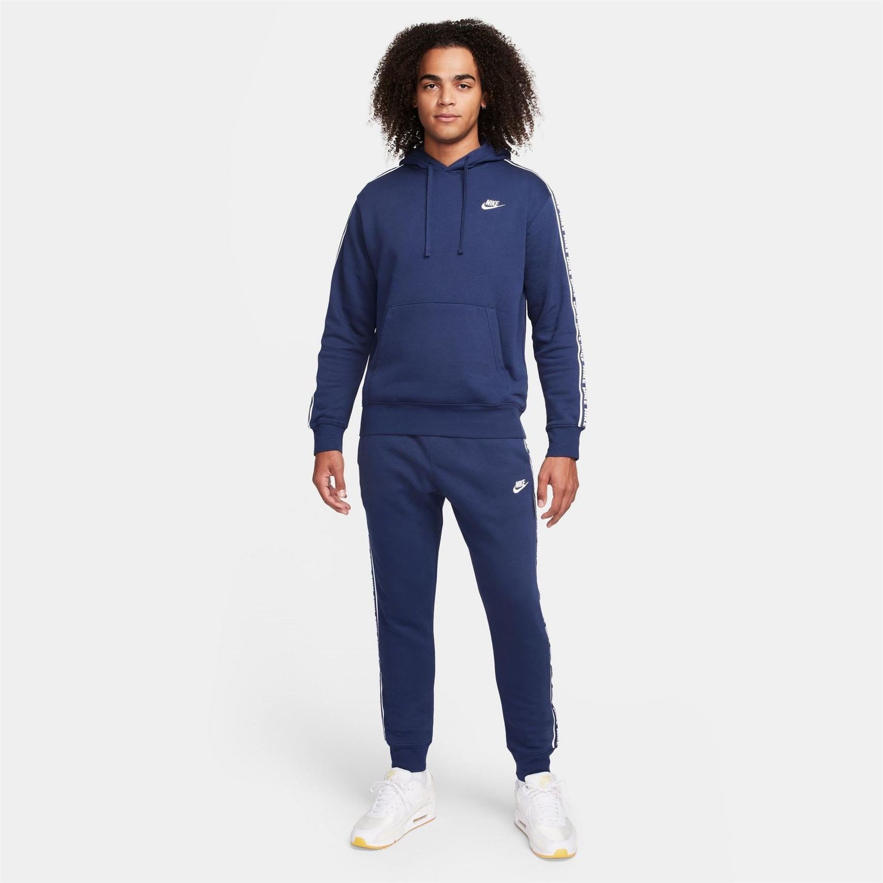 Nike Mens Club Fleece Graphic Hooded Tracksuit