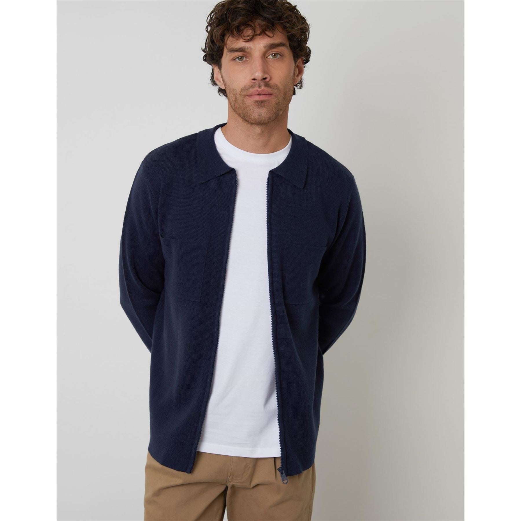 Threadbare Burleigh Zp Cardi