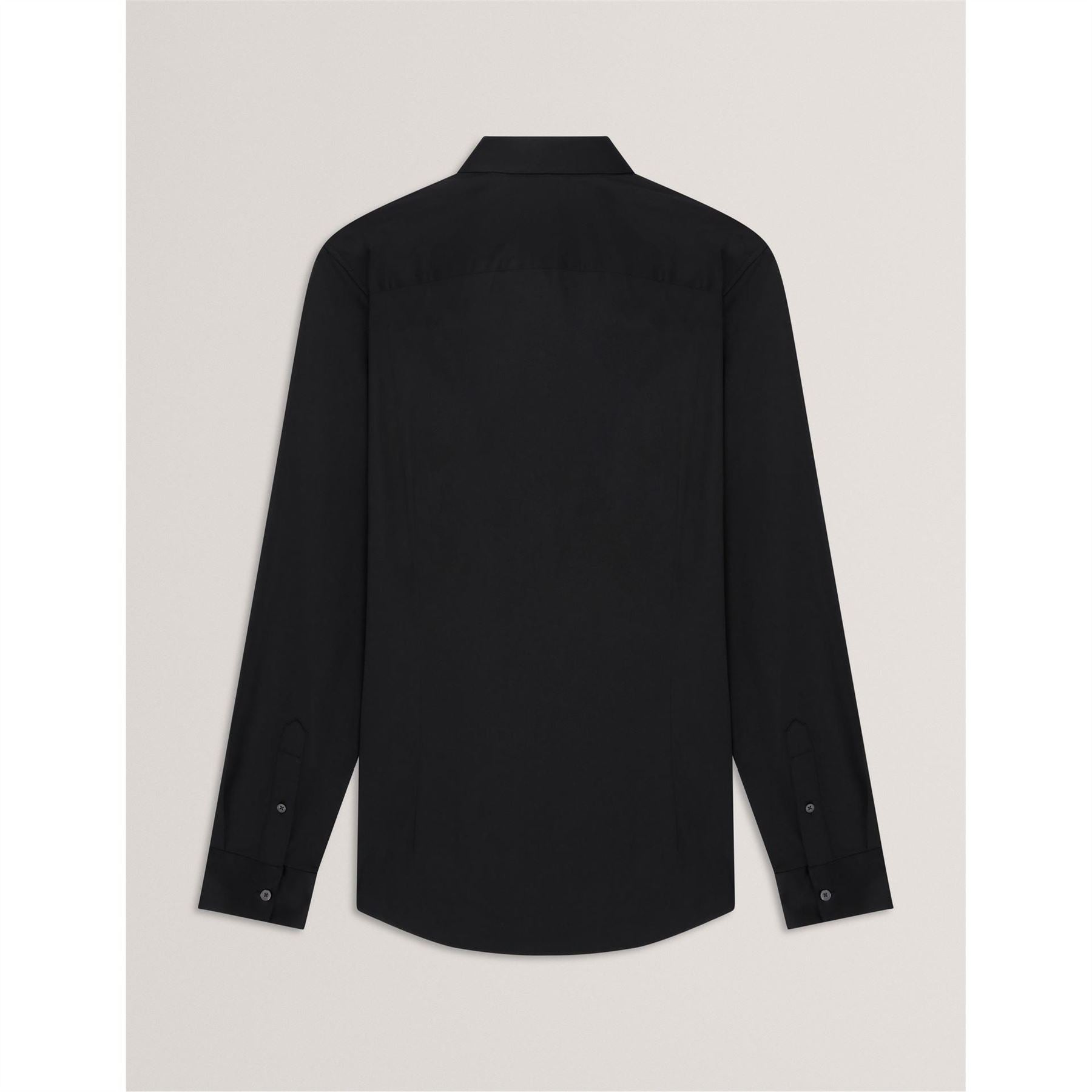 Ted Baker Collared Neck Long Sleeve Point Collar Shirt