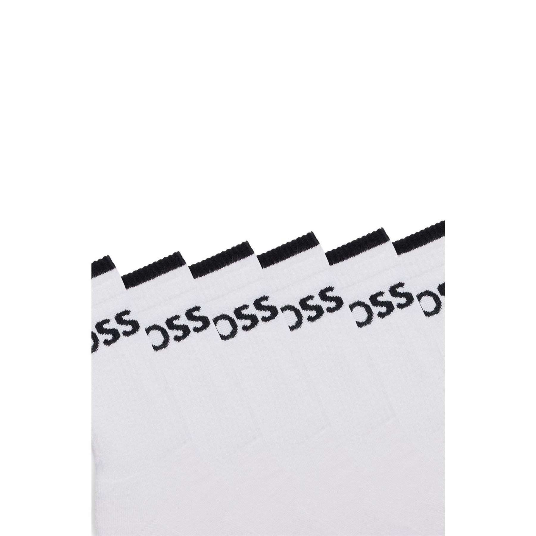 Boss Logo Print Crew Socks