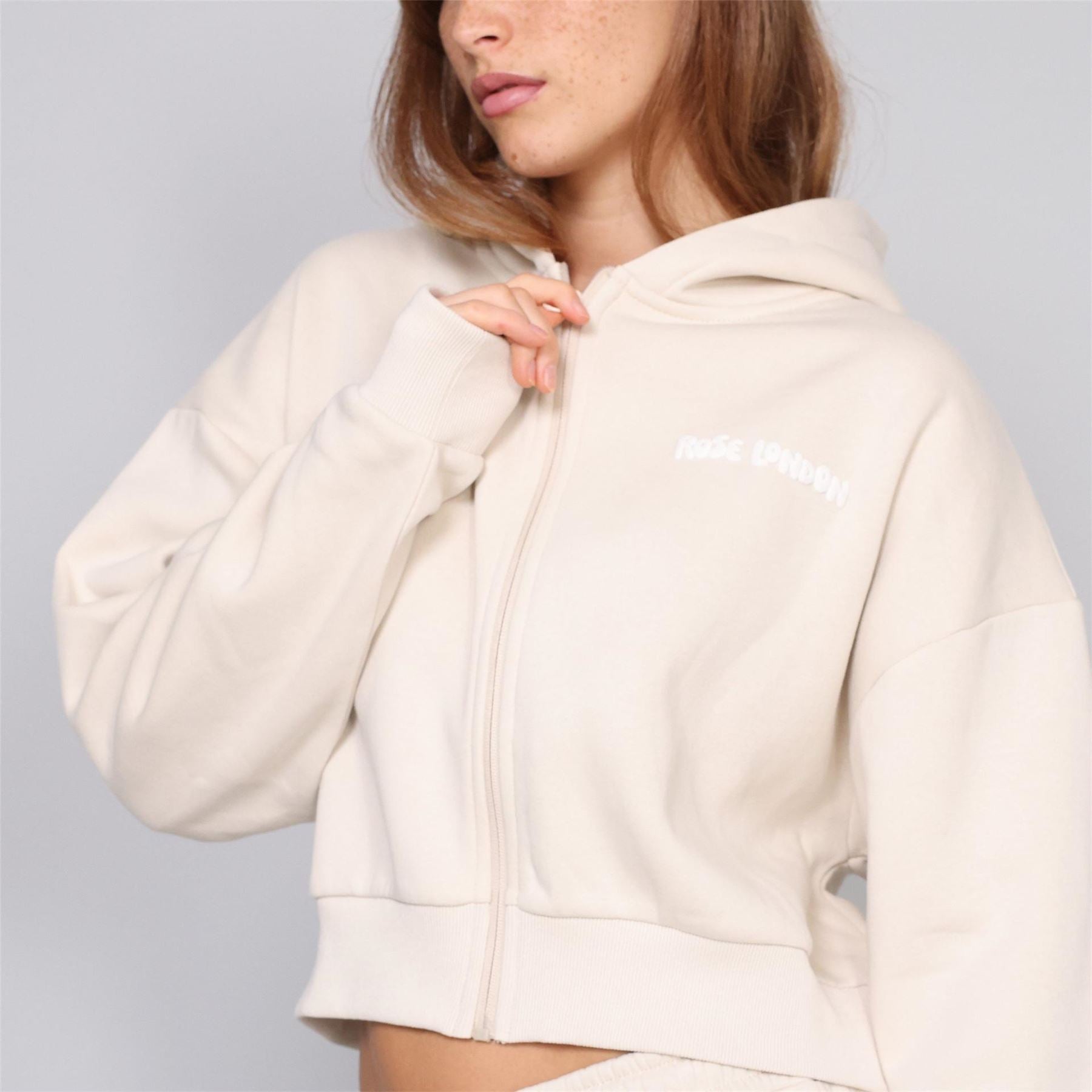 Rose London London Authentic Crop Hoodie