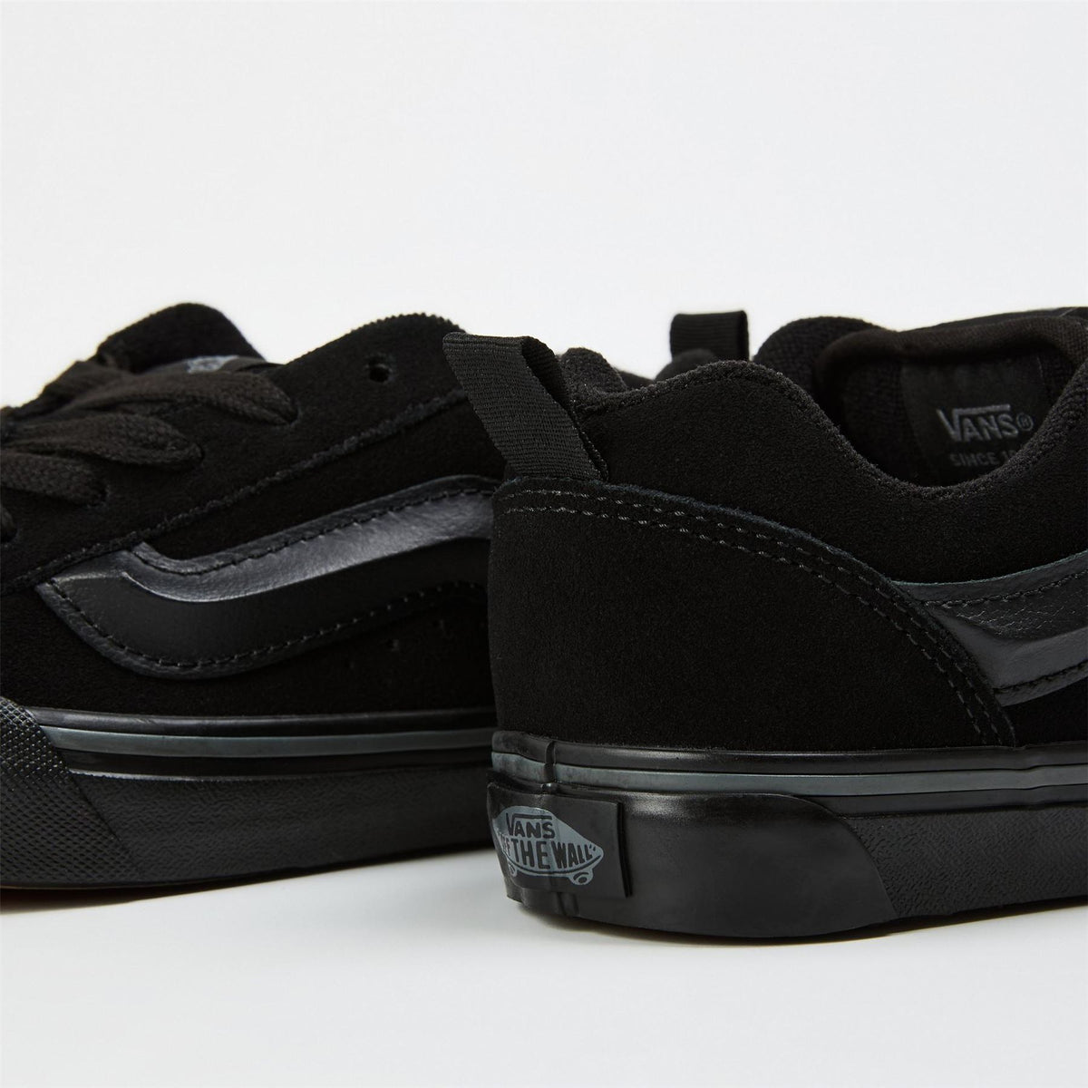 Vans Knu Skool Black White Canvasas Trainers