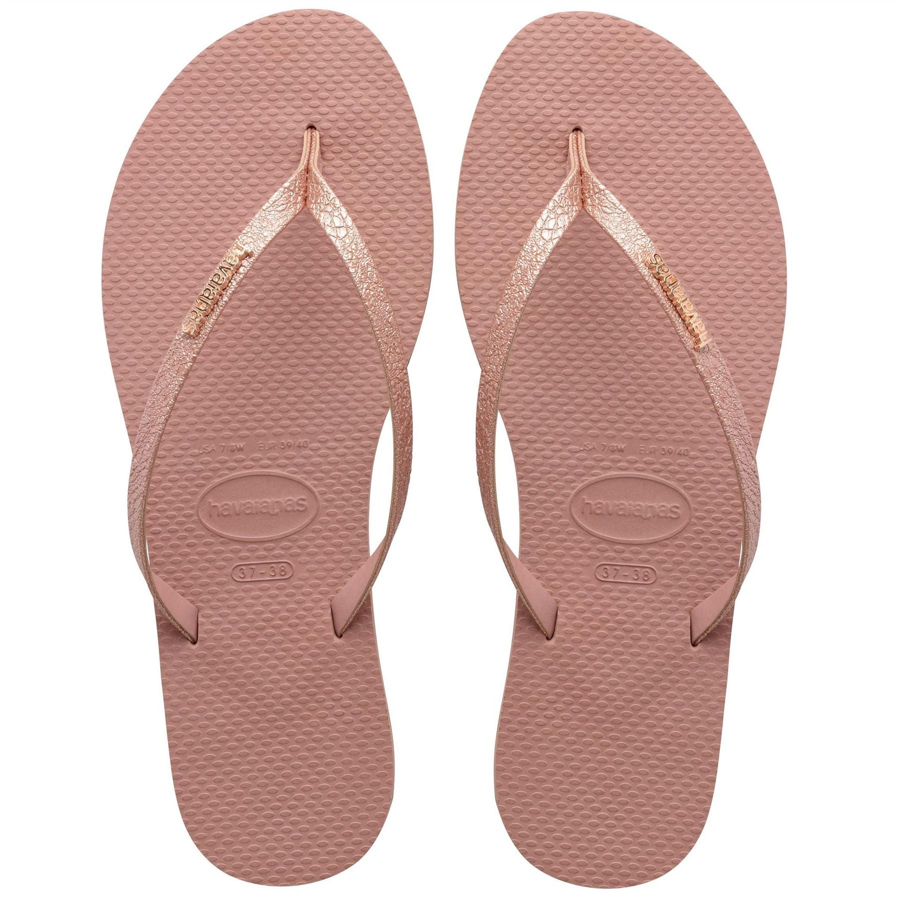 Havaianas Womens Hav. You Shine Ballet Rose 35 36 Flip Flops