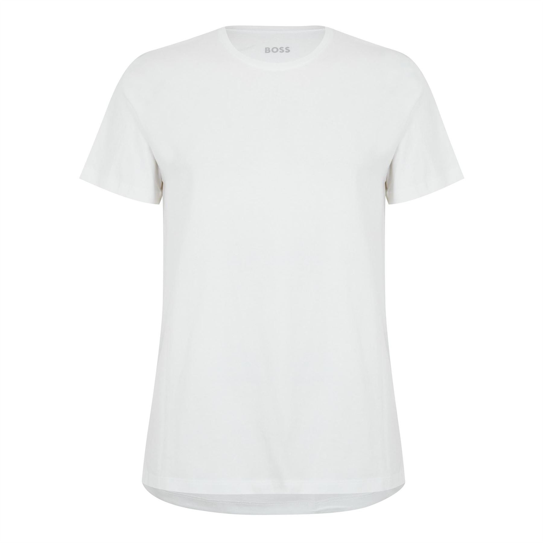 Boss BOSS Bodywear 2 Pack Crew Neck T Shirts with Logo Detail   Comfort