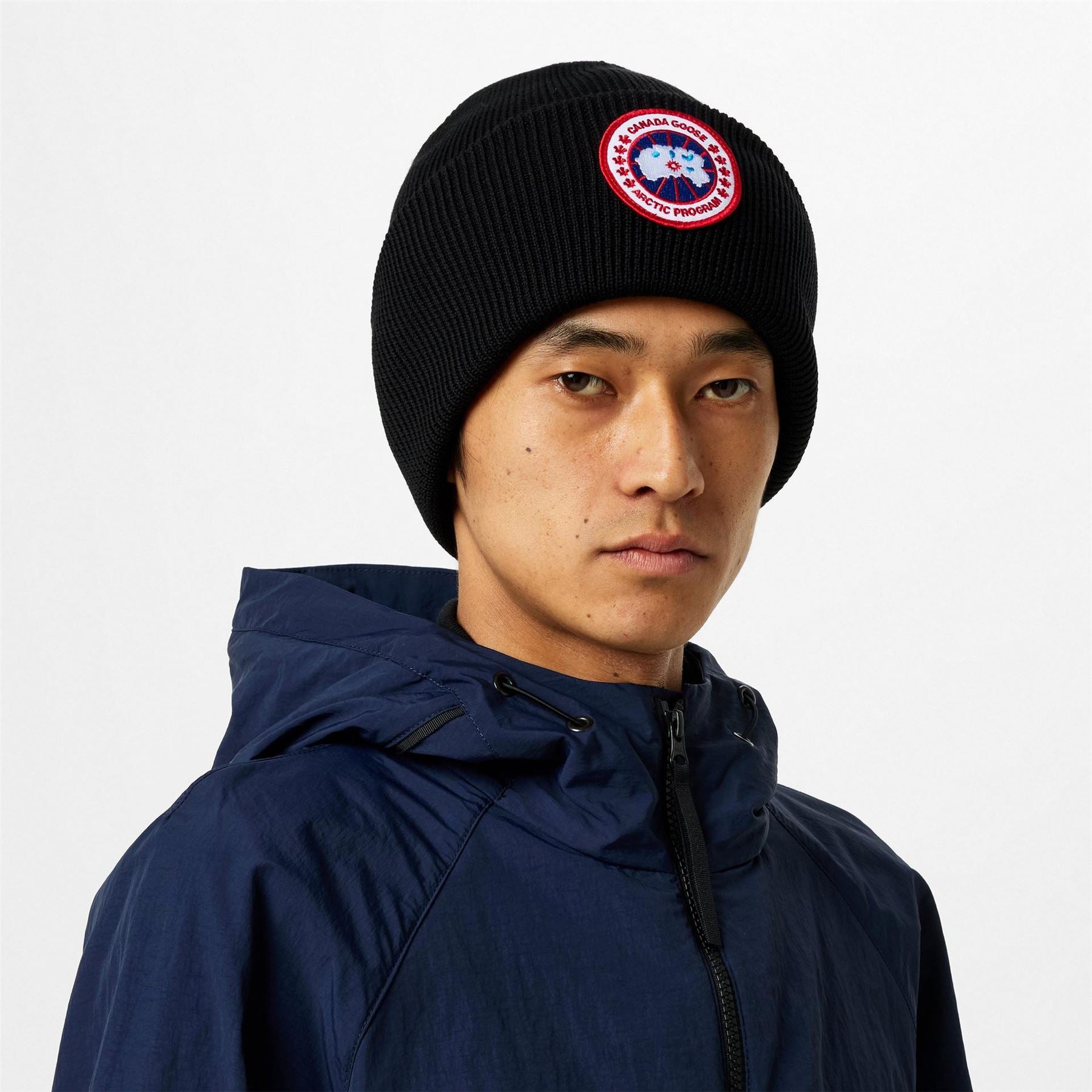 Canada Goose Plain Wool Disc Toque Beanie