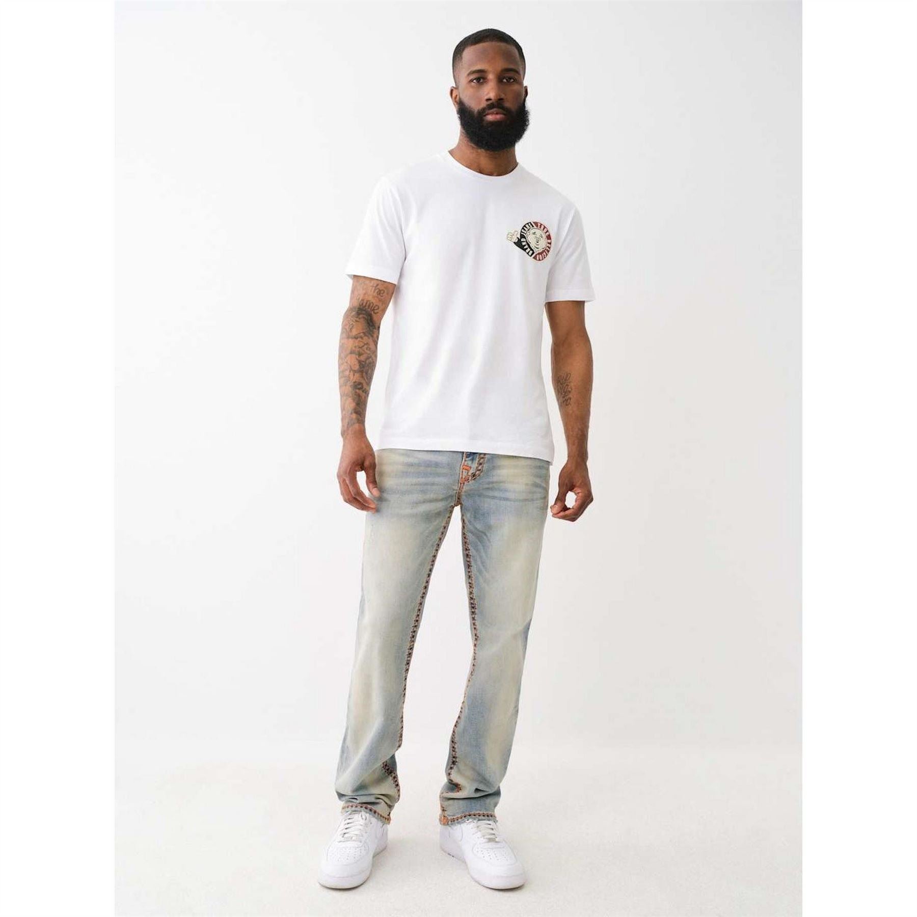 True Religion Mens Ricky Super T No Flap Jeans