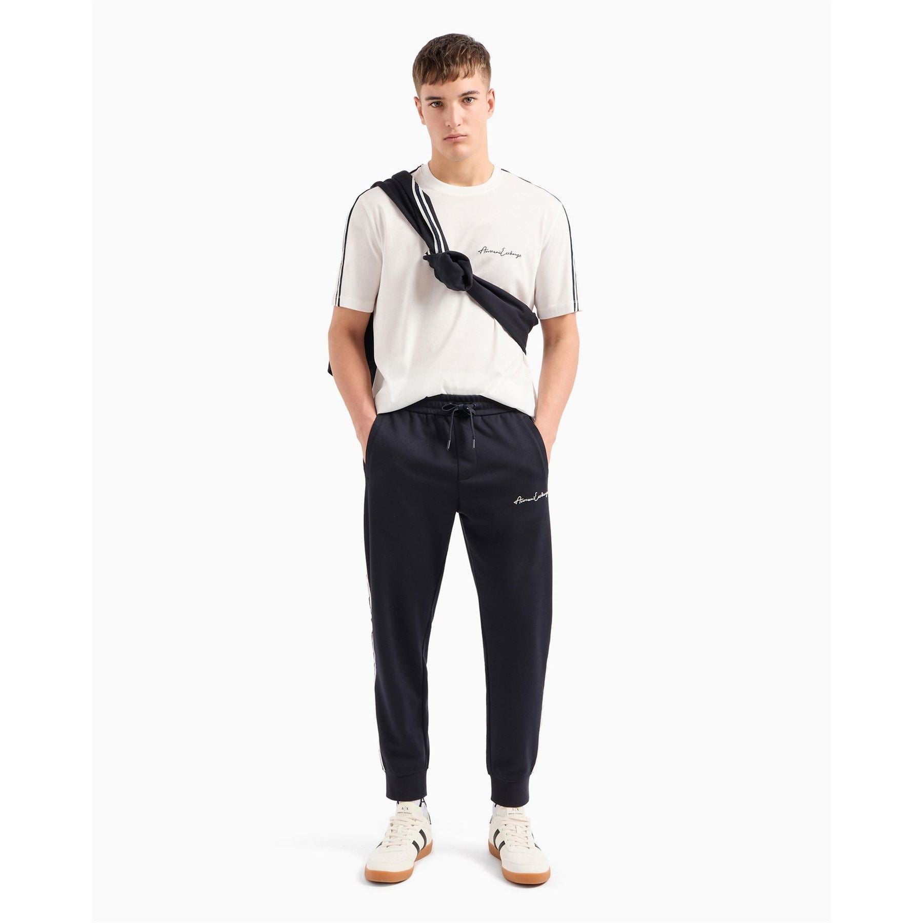 Armani Exchange Regular Fit Crew Neck T-Shirt