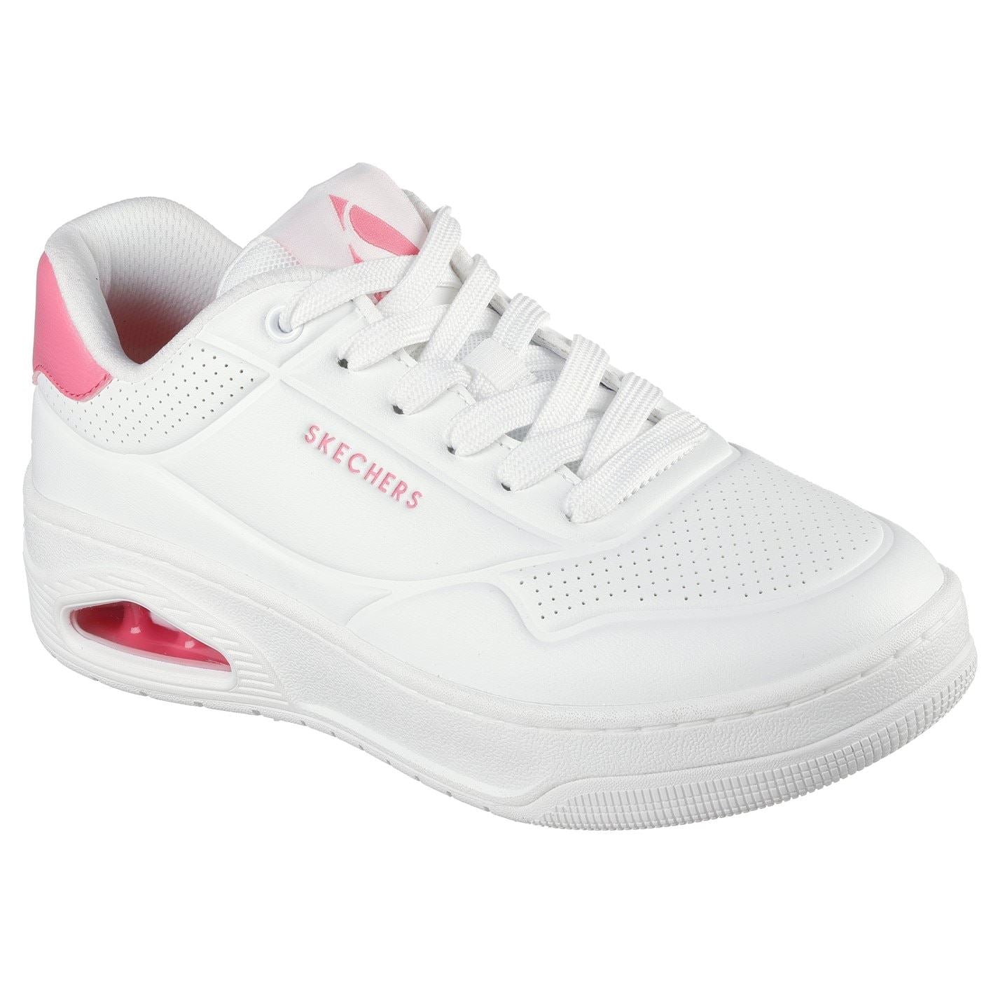 Skechers Uno Low Heel Court Trainers