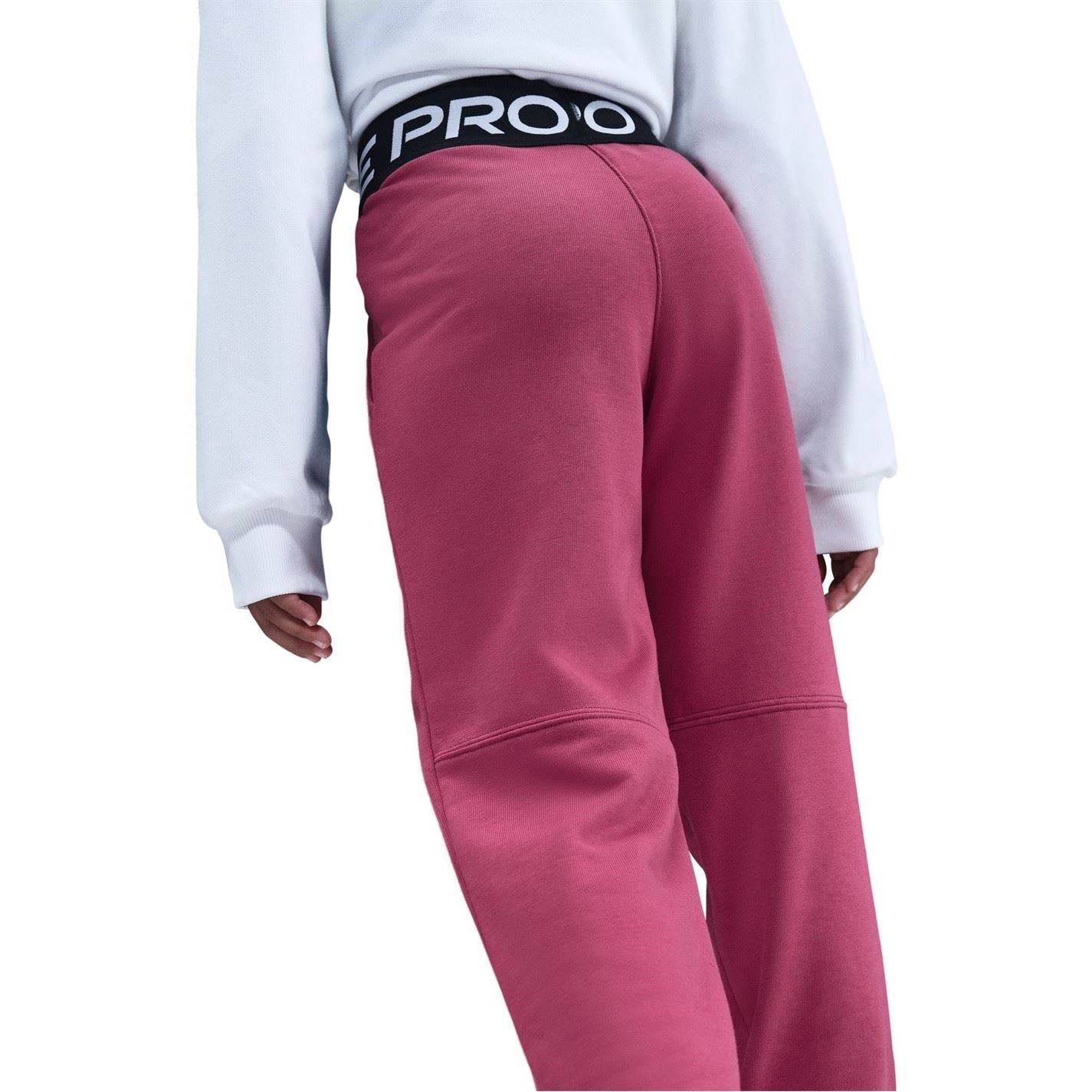 Nike Pro Fleece Solid Patterned Slim Joggers