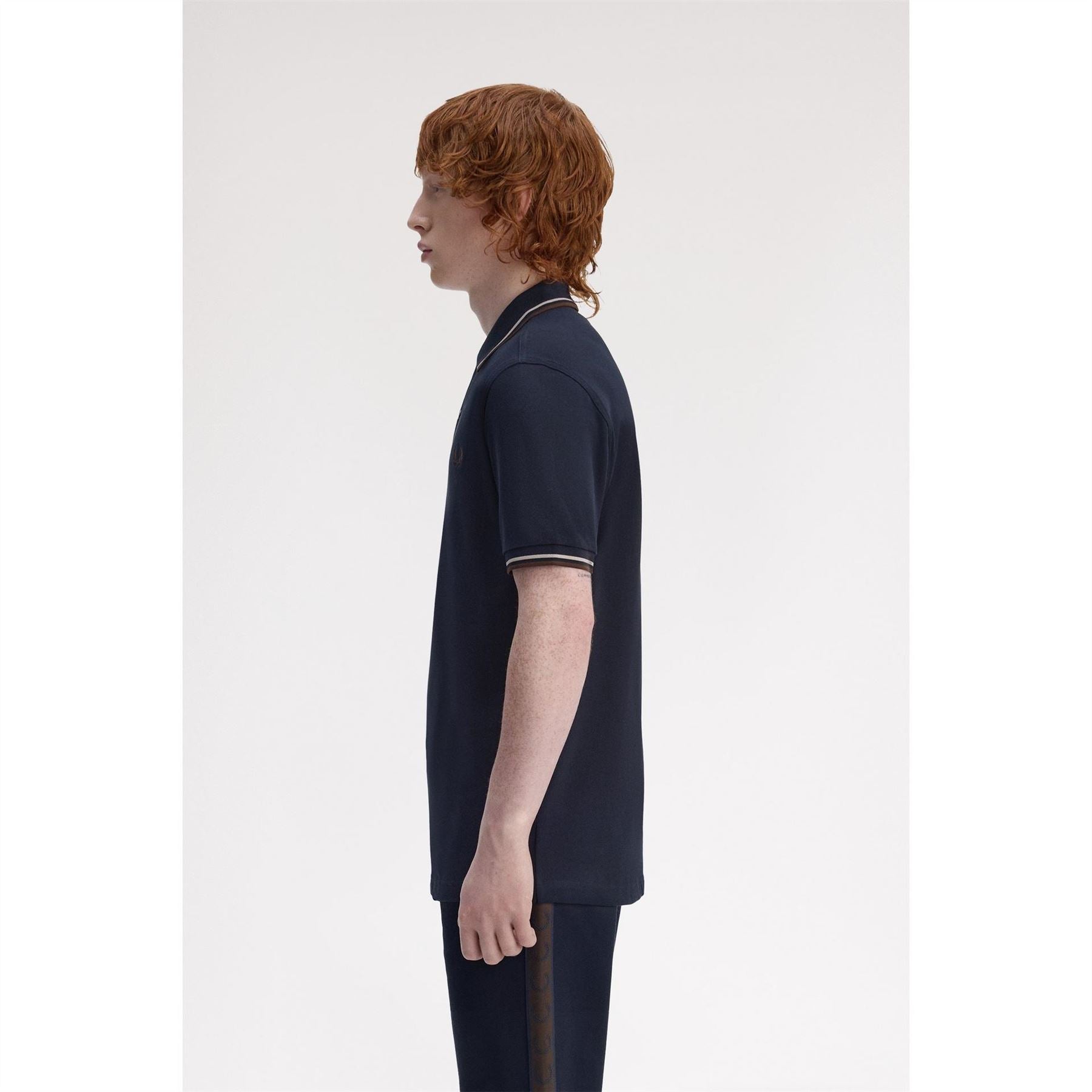 Fred Perry Sleeve Twin Tipped Polo Shirt