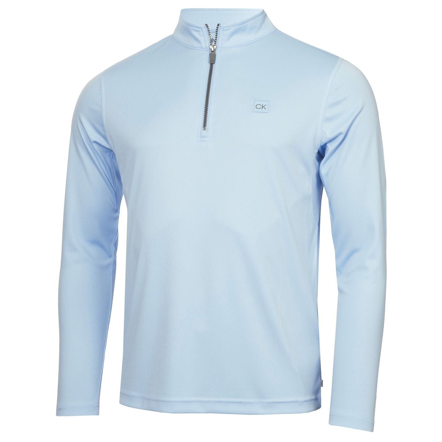 Calvin Klein Golf Regular Fit Zip Neck Long Sleeve Sweatshirt