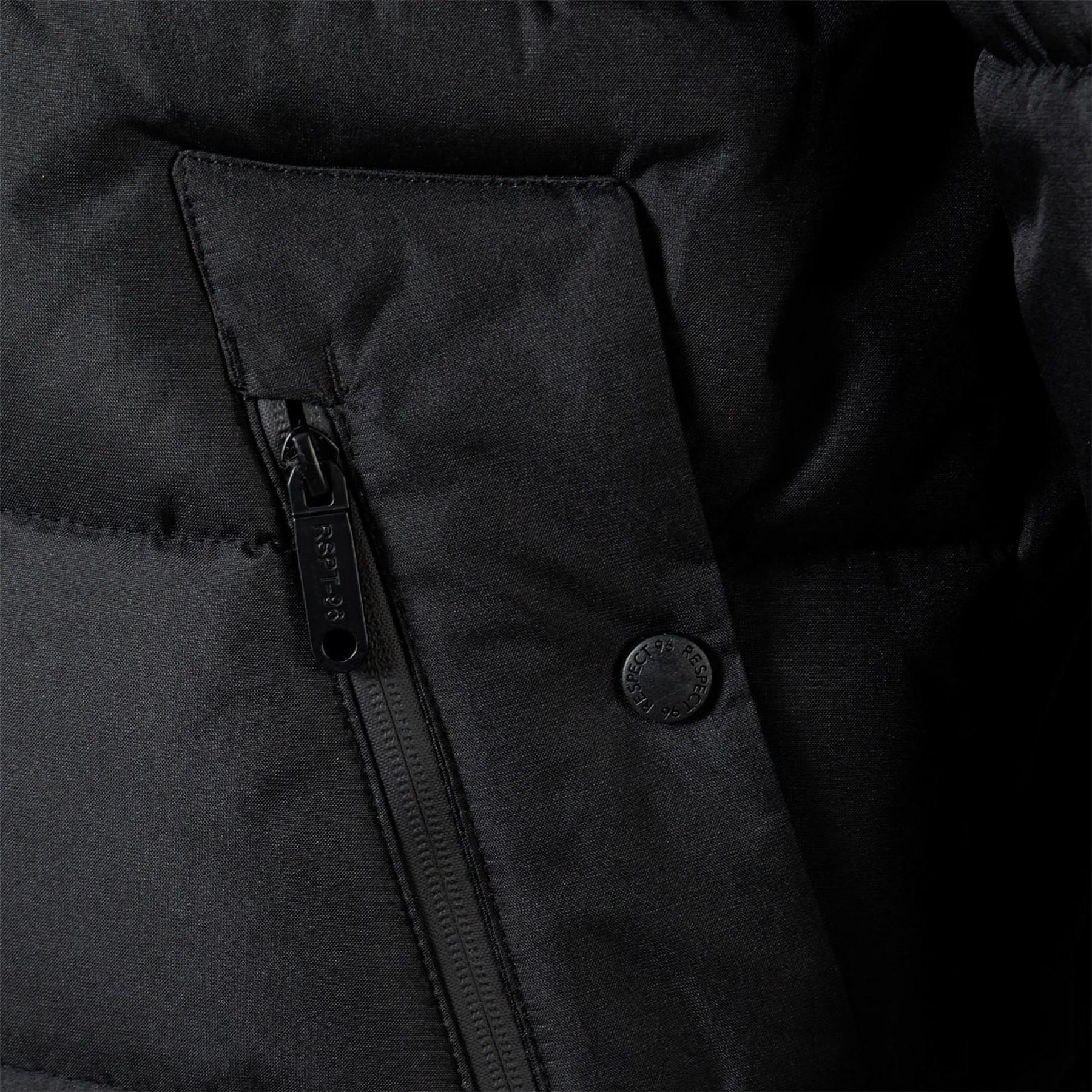 Minoti Men Padded Jacket Hooded Black