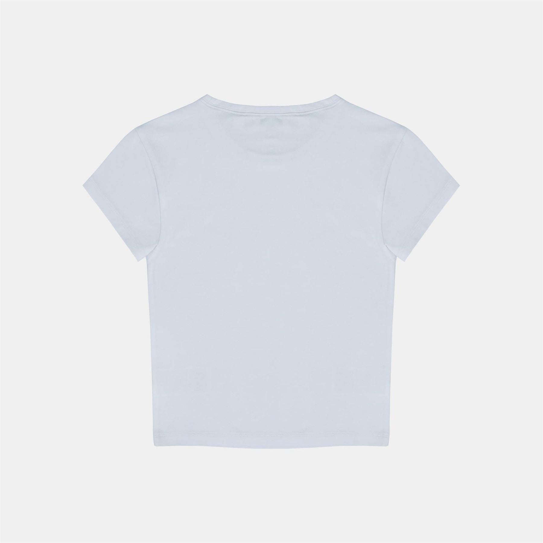 Jack Wills Graphic Cotton Short Sleeve Crew Neck Print Crop Top