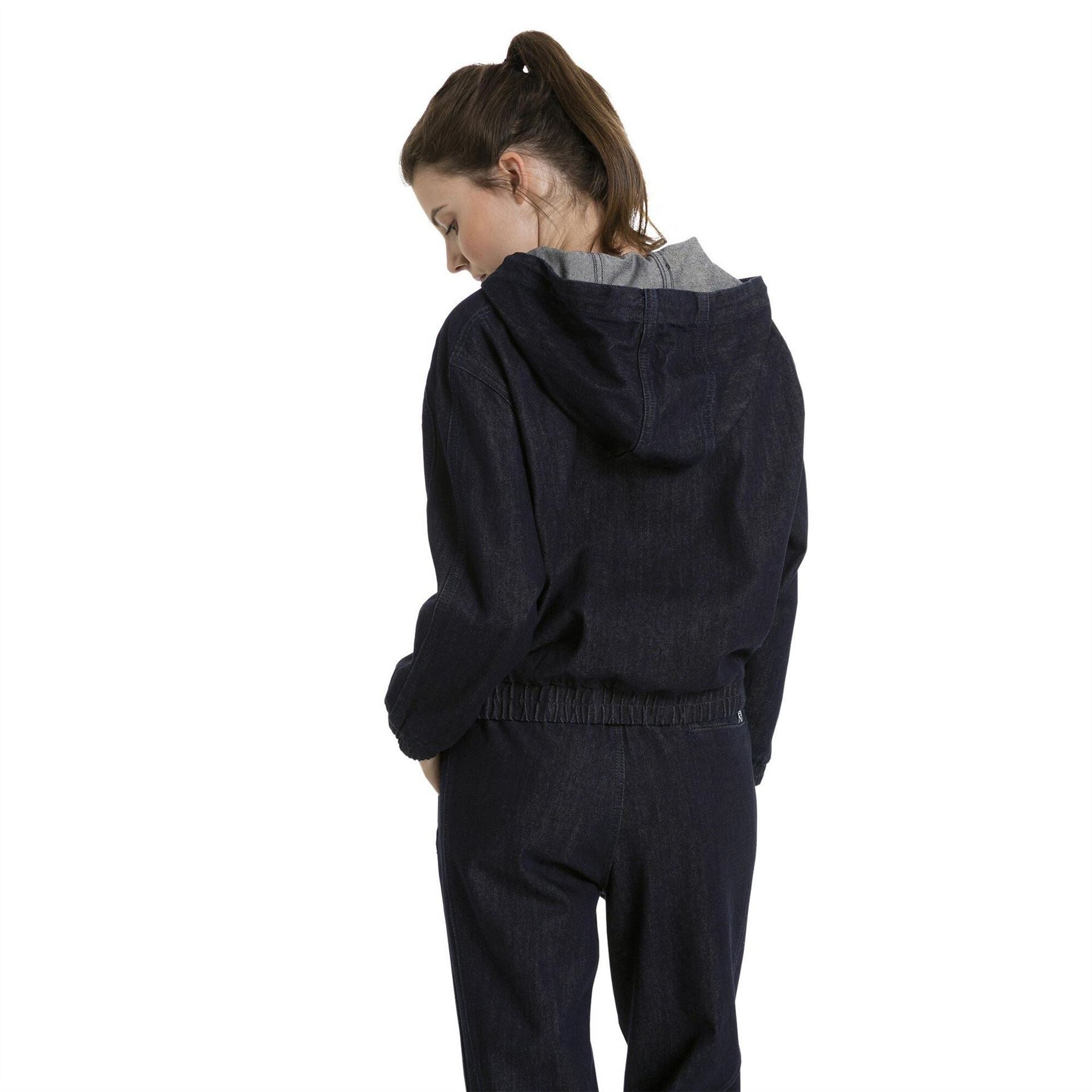 Puma Womens Denim T7 Track Jacket