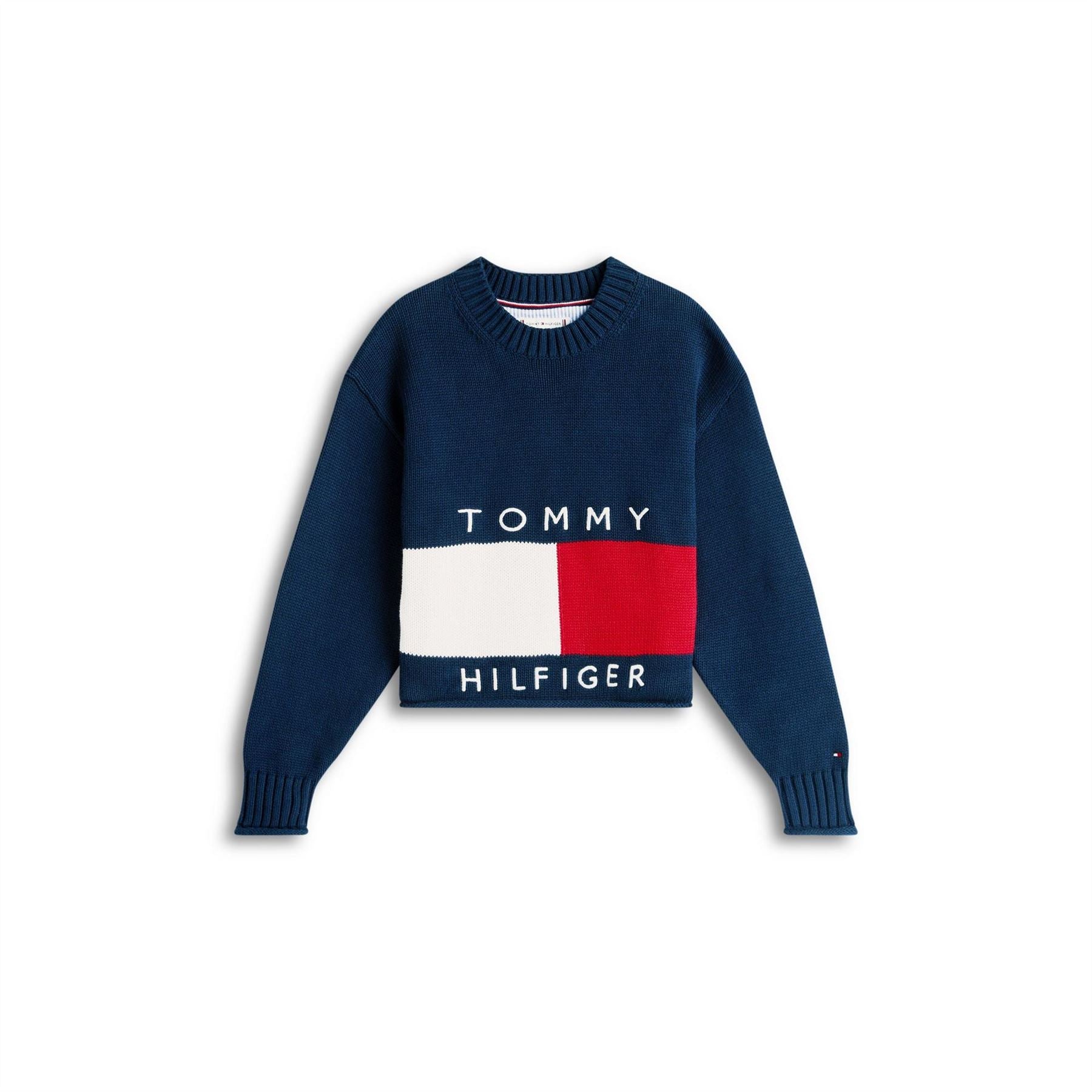 Tommy Hilfiger Heritage Crew Neck Ribbed Collar Long Sleeve Sweater